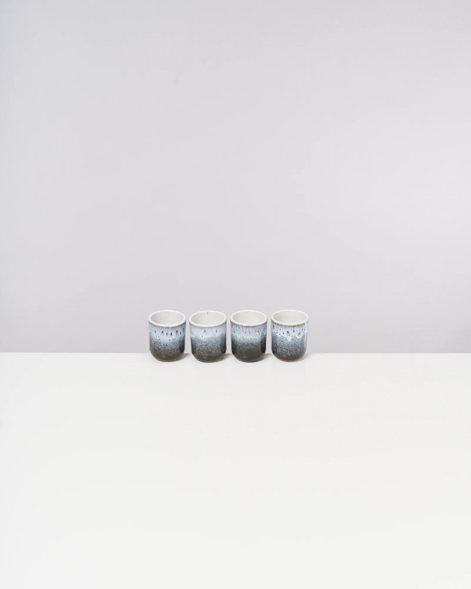 Alcachofra Espressobecher schwarzblau 4er-Set
