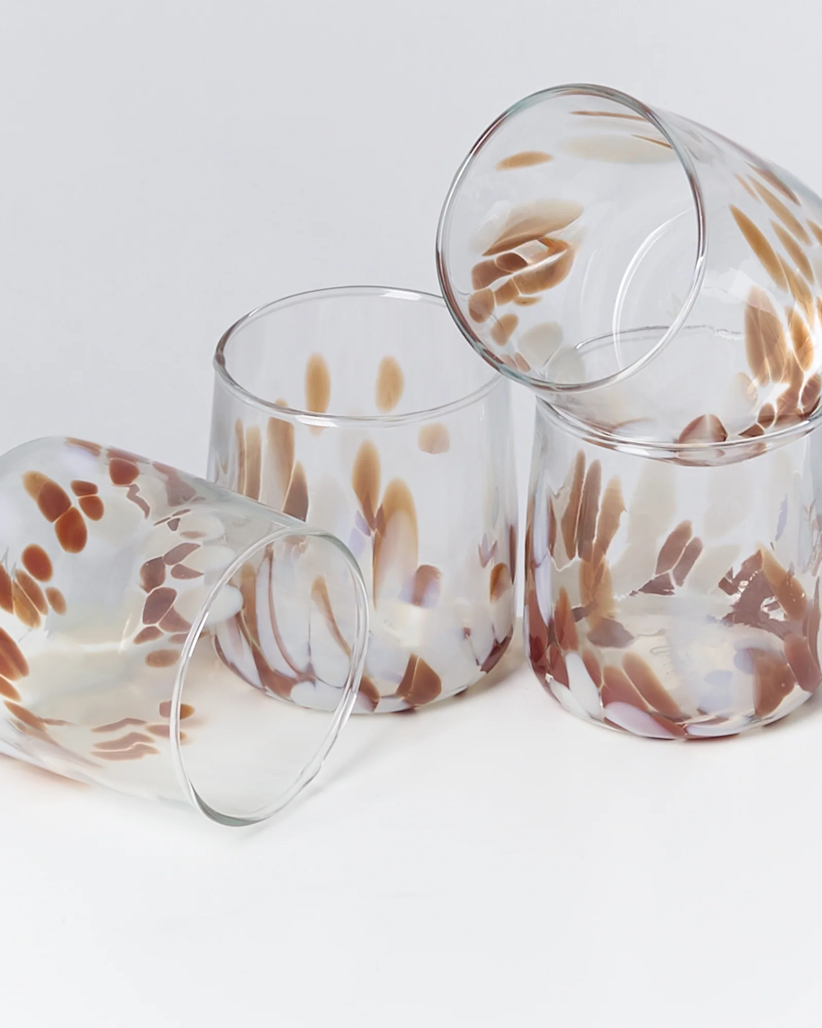 Alegria Glas klein bernstein sand 4er-Set - Image 2