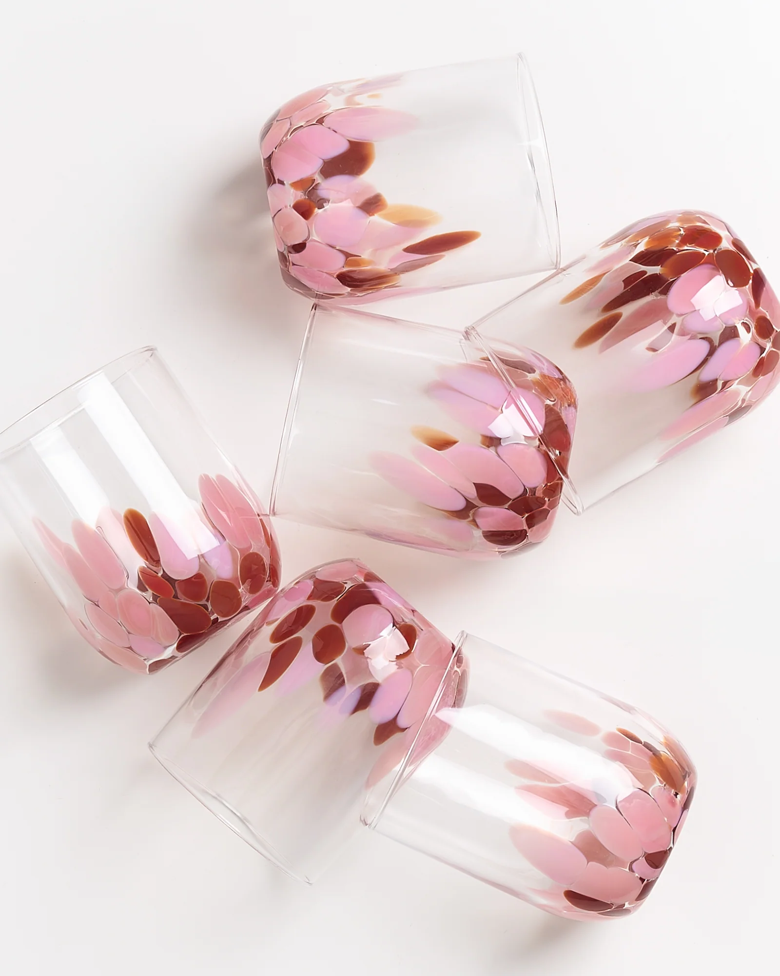 Alegria Glas groß bernstein rosa 6er-Set - Image 2