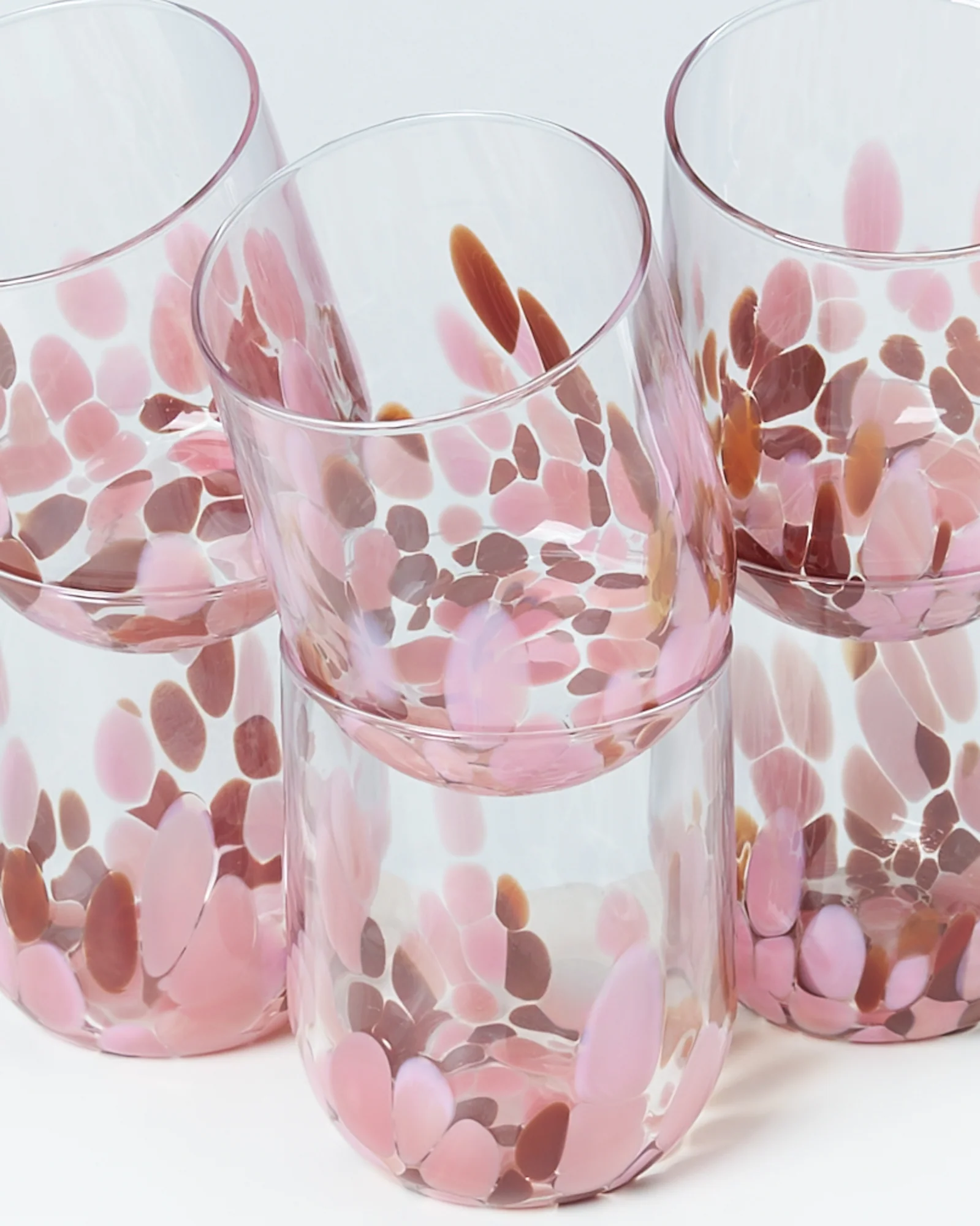 Alegria Glas groß bernstein rosa 6er-Set - Image 4