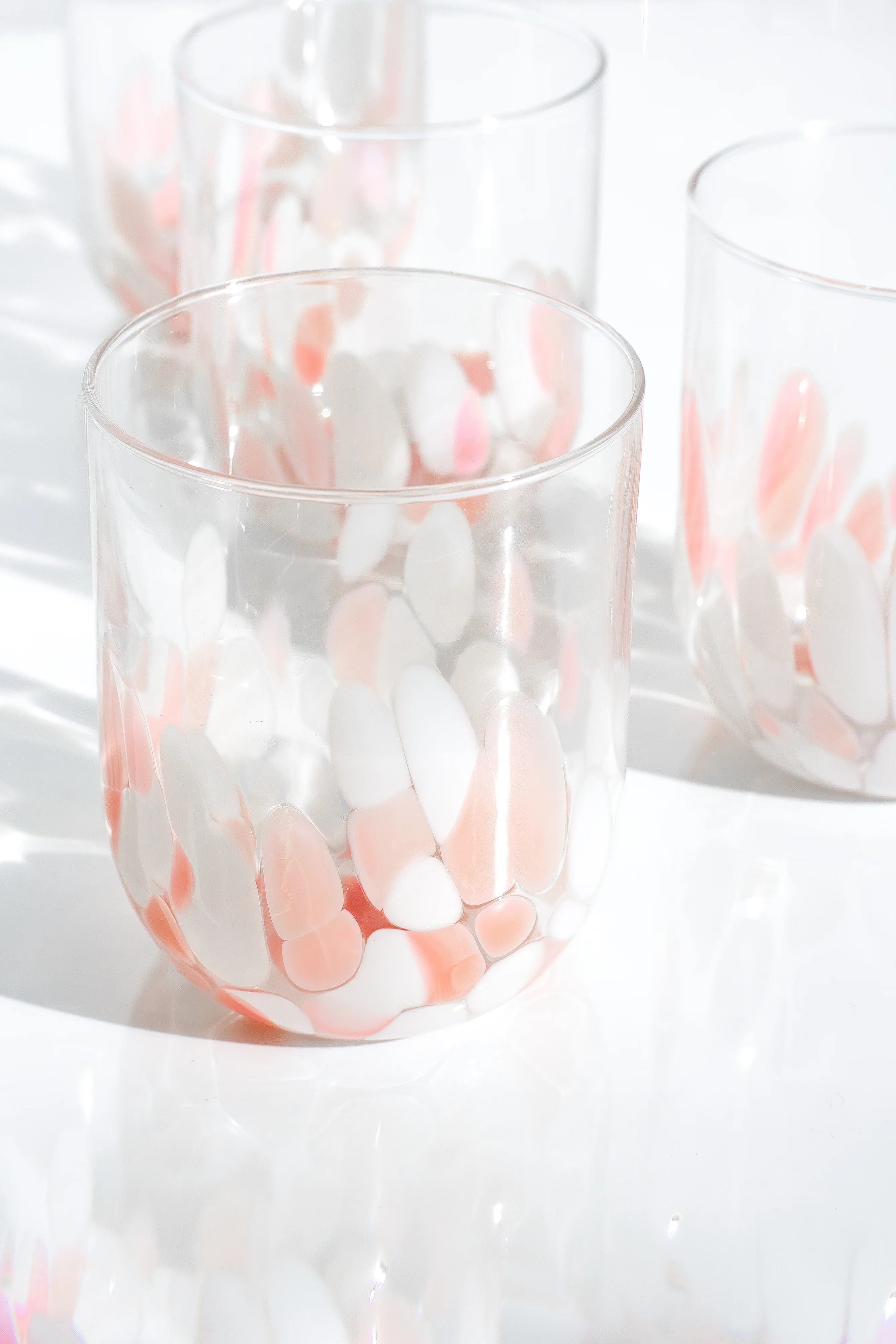 Alegria Glas groß rosé weiß - Image 2