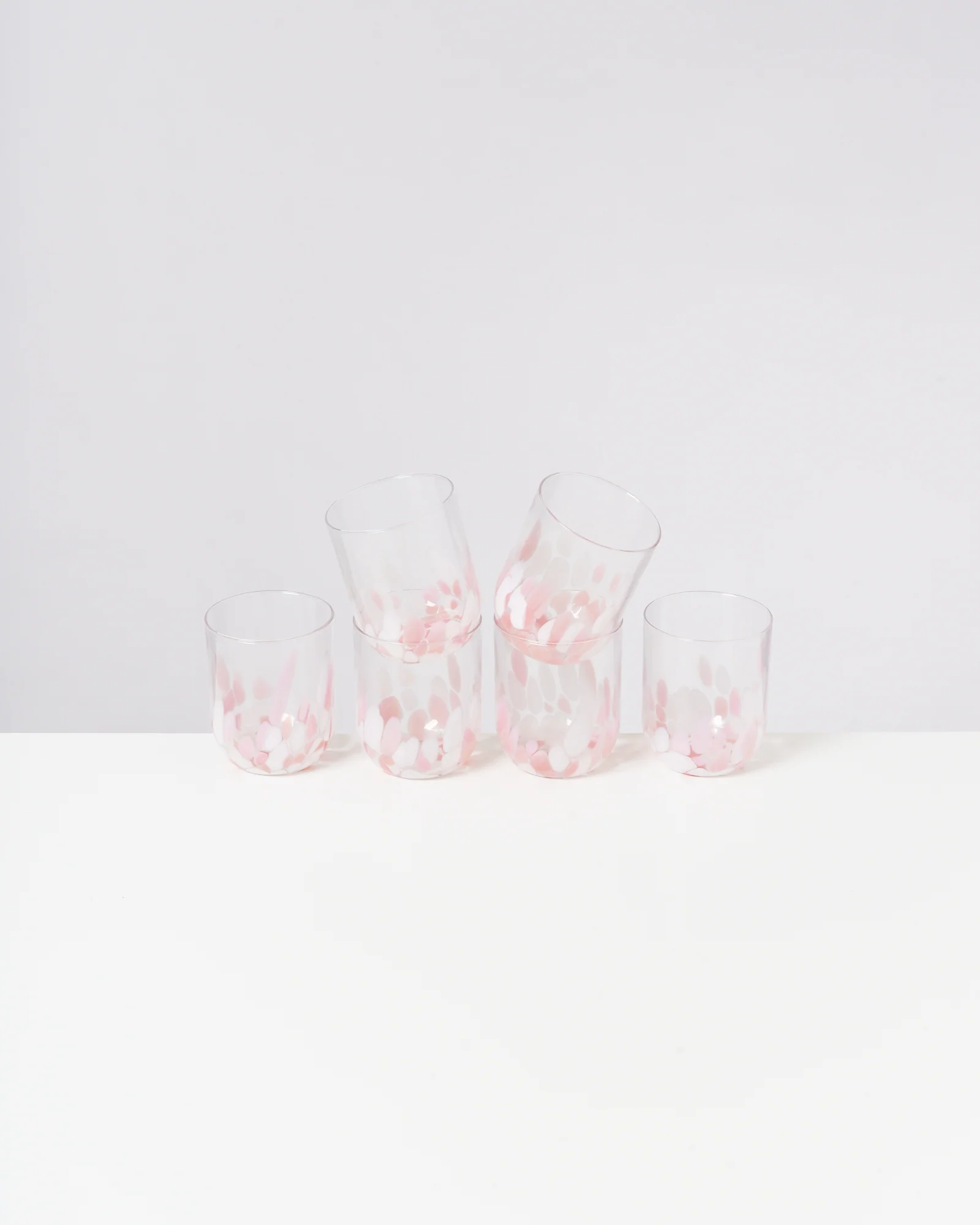 Alegria Glas groß rosé weiß - Image 3