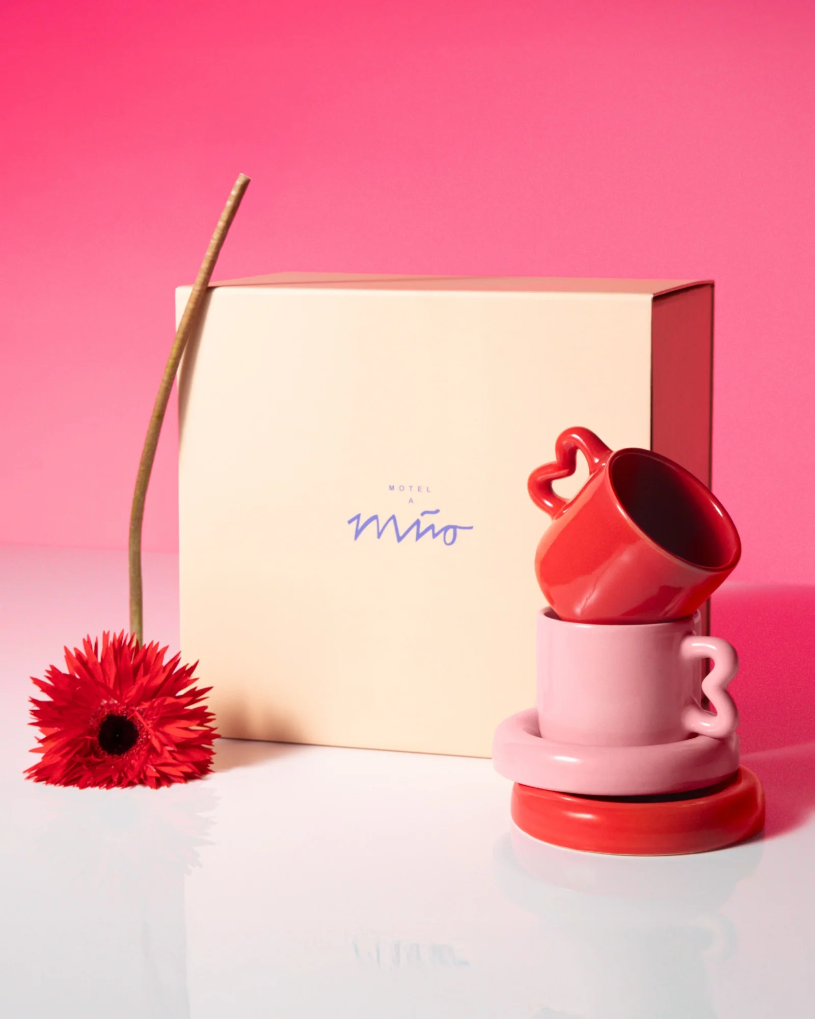 Seia Geschenk-Set rosa rot 5-teilig - Image 2