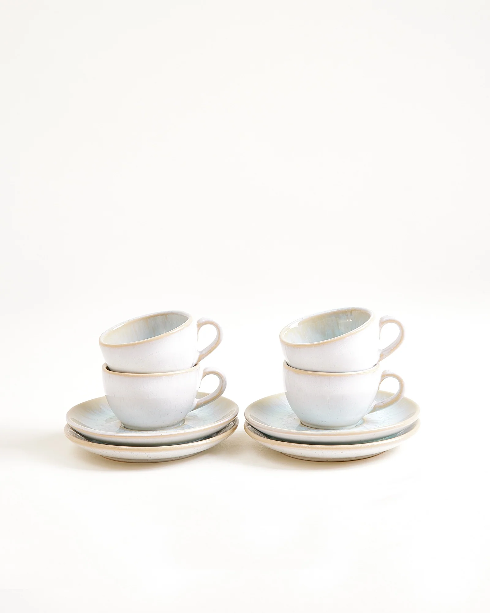 Areia Espressotasse & Espressountertasse classic azur 4er-Set