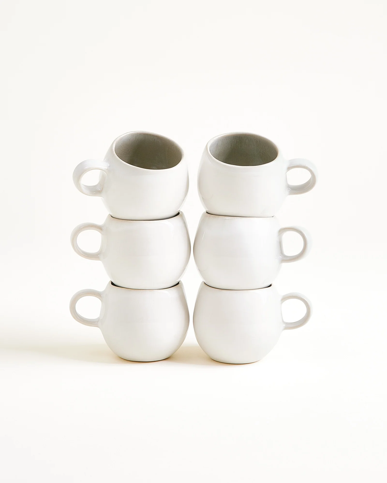 Areia Espressotasse grau 6er-Set