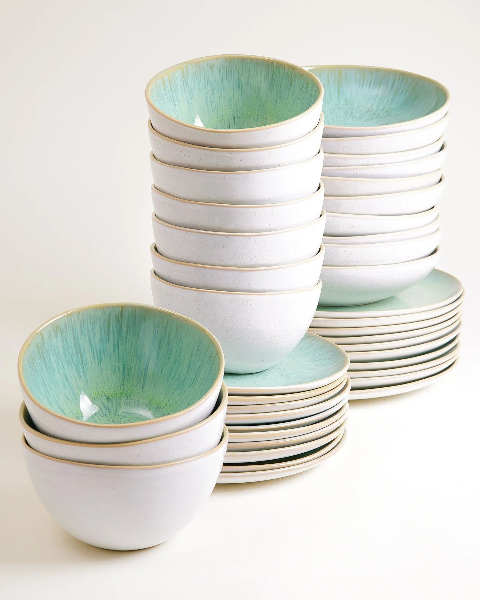 Areia Geschirr-Set mint 40-teilig
