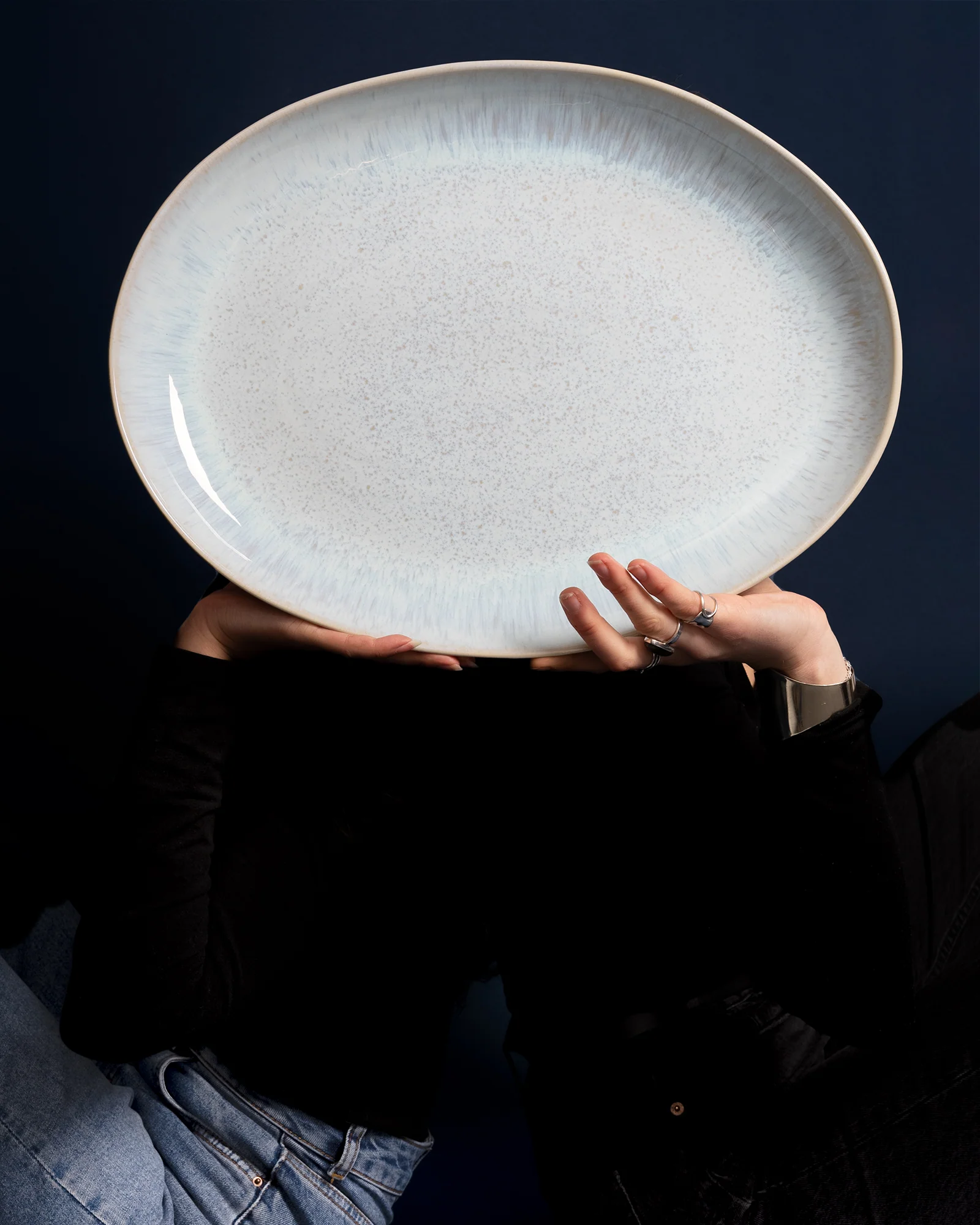 Areia Servierplatte XL oval azur - Image 2