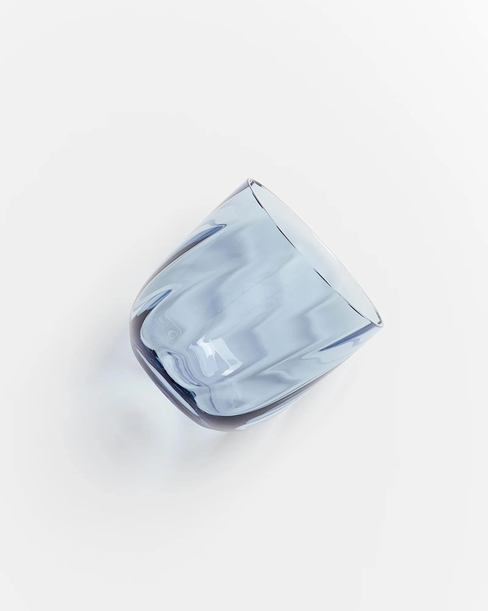 Calma Glas klein swirl blau - Image 4