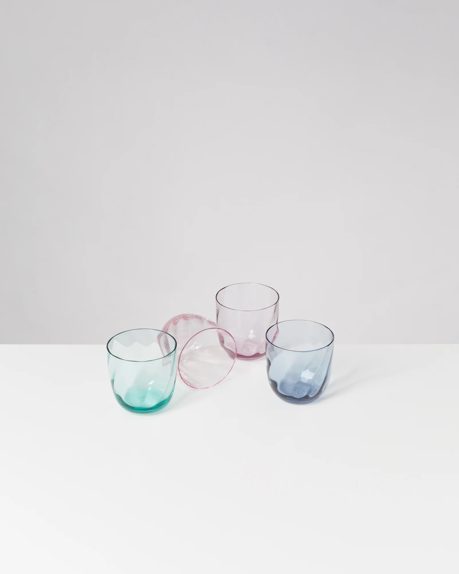 Calma Glas klein swirl blau - Image 3