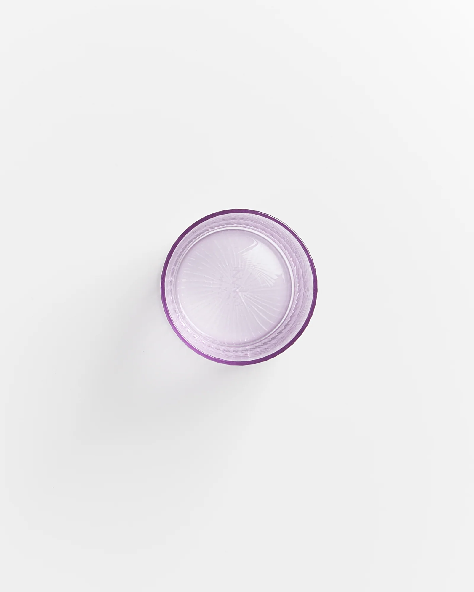 Leiria Glas klein riffled lila - Image 5