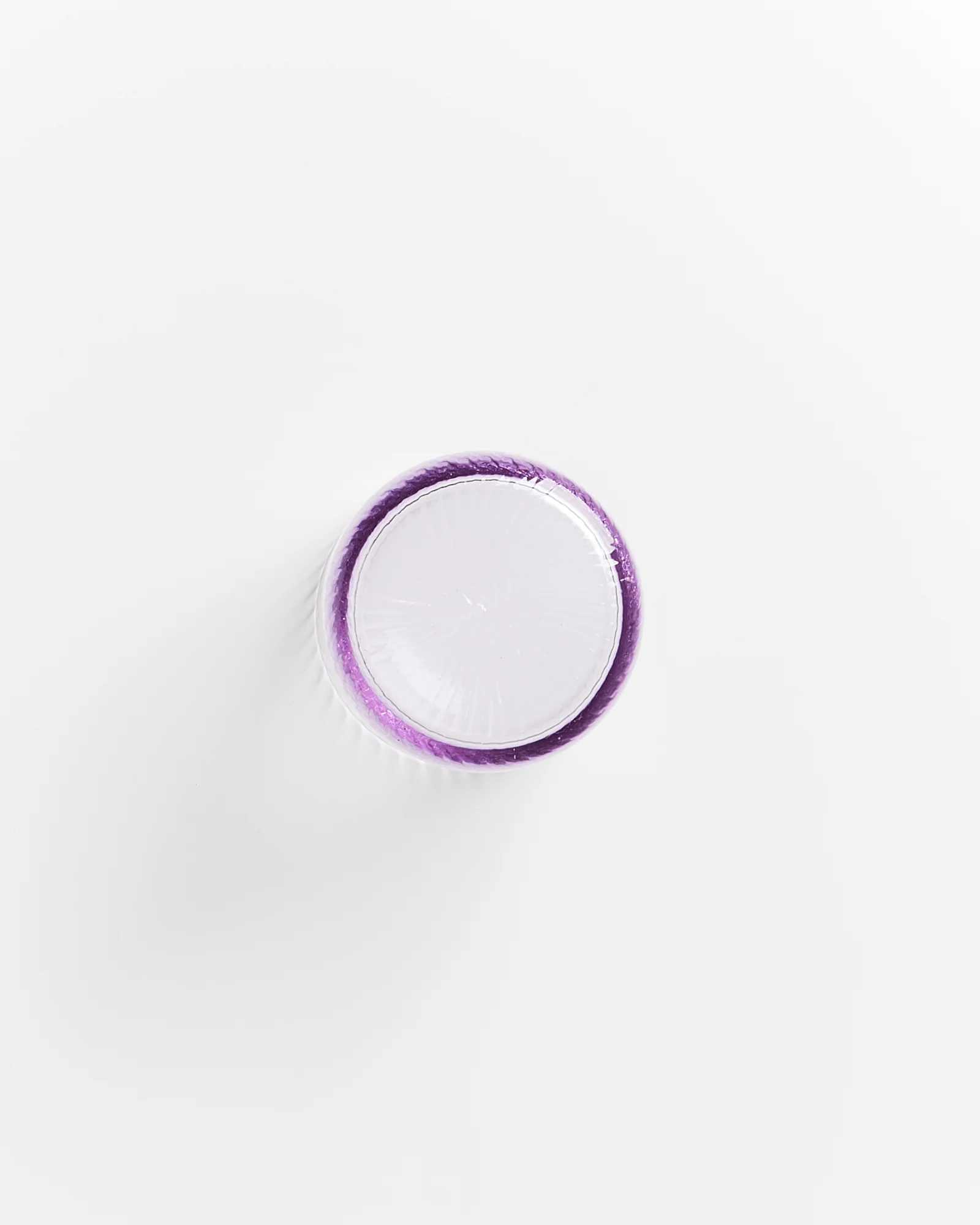 Leiria Glas klein riffled lila - Image 6