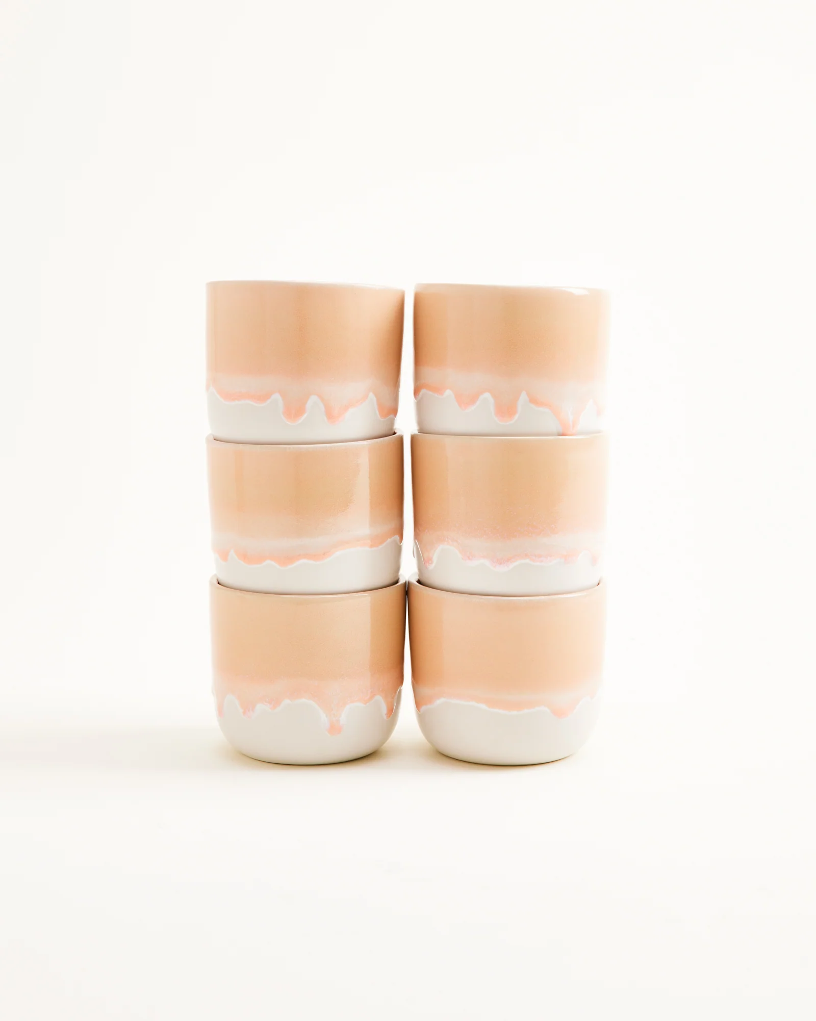Coimbra Becher klein apricot 6er-Set