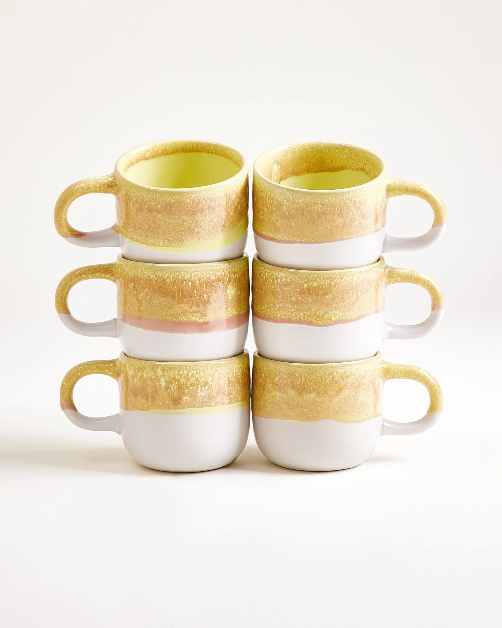 Coimbra Tasse klein gelb 6er-Set