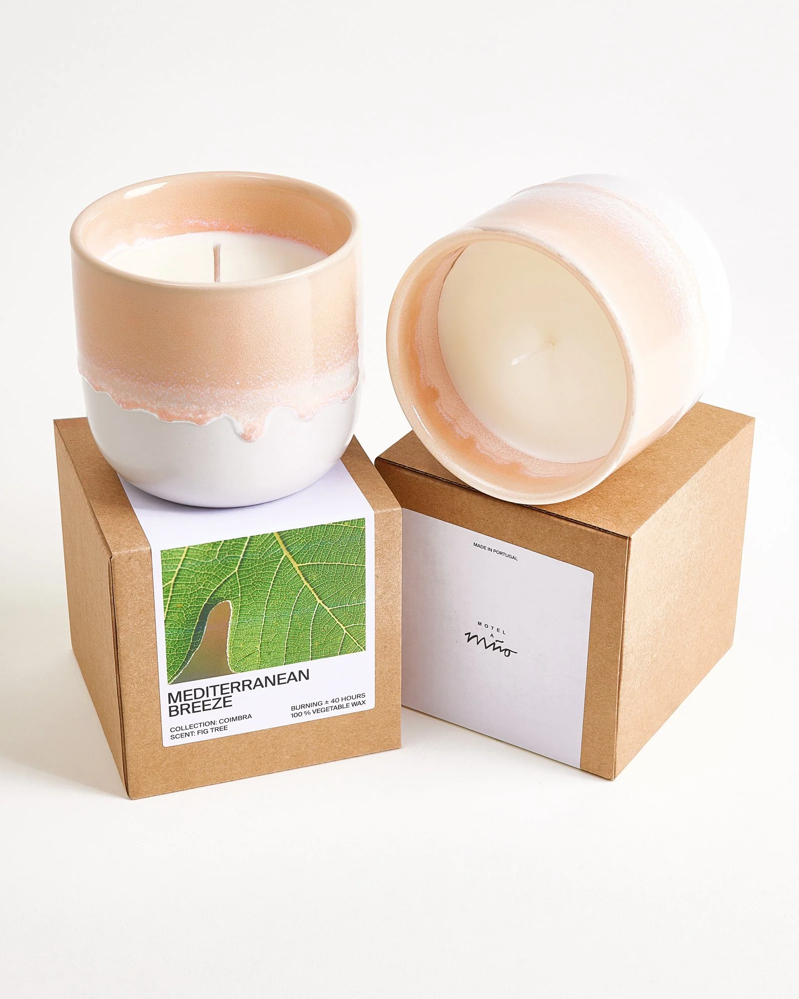 Coimbra Duftkerze Mediterranean Breeze apricot - Image 3
