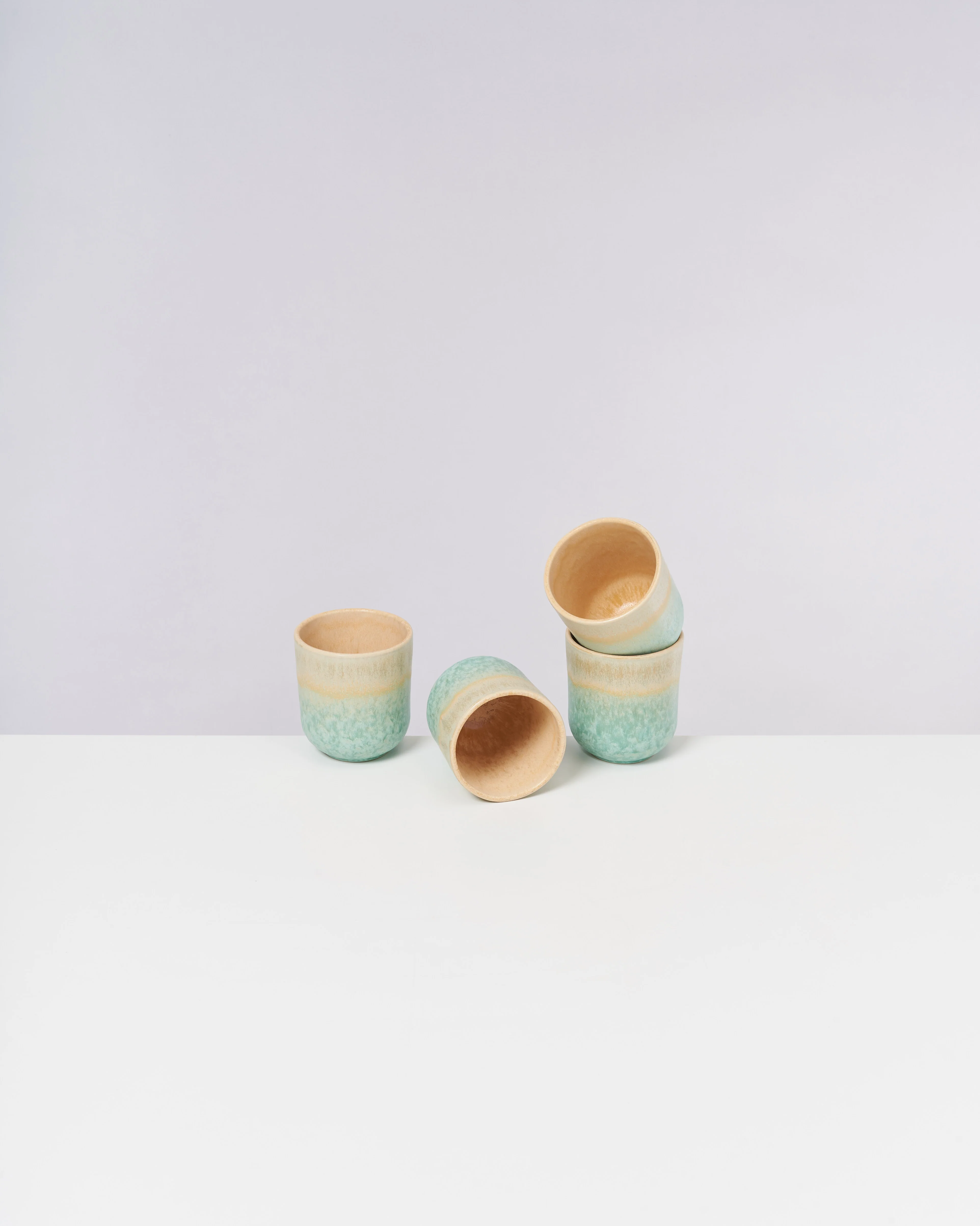 Copa Alto Becher klein apricot mint 4er-Set