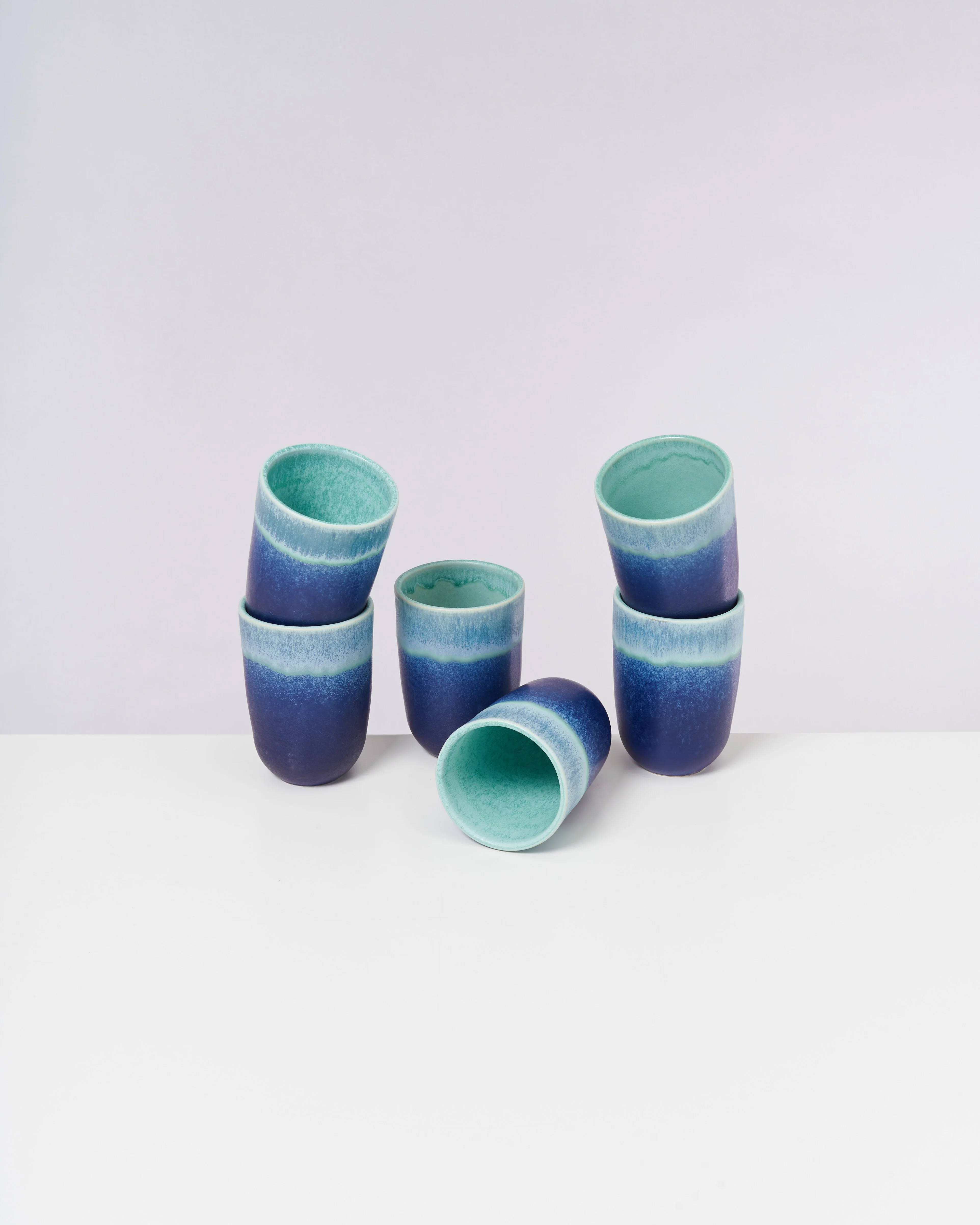 Copa Alto Becher groß türkis dunkelblau - Image 2