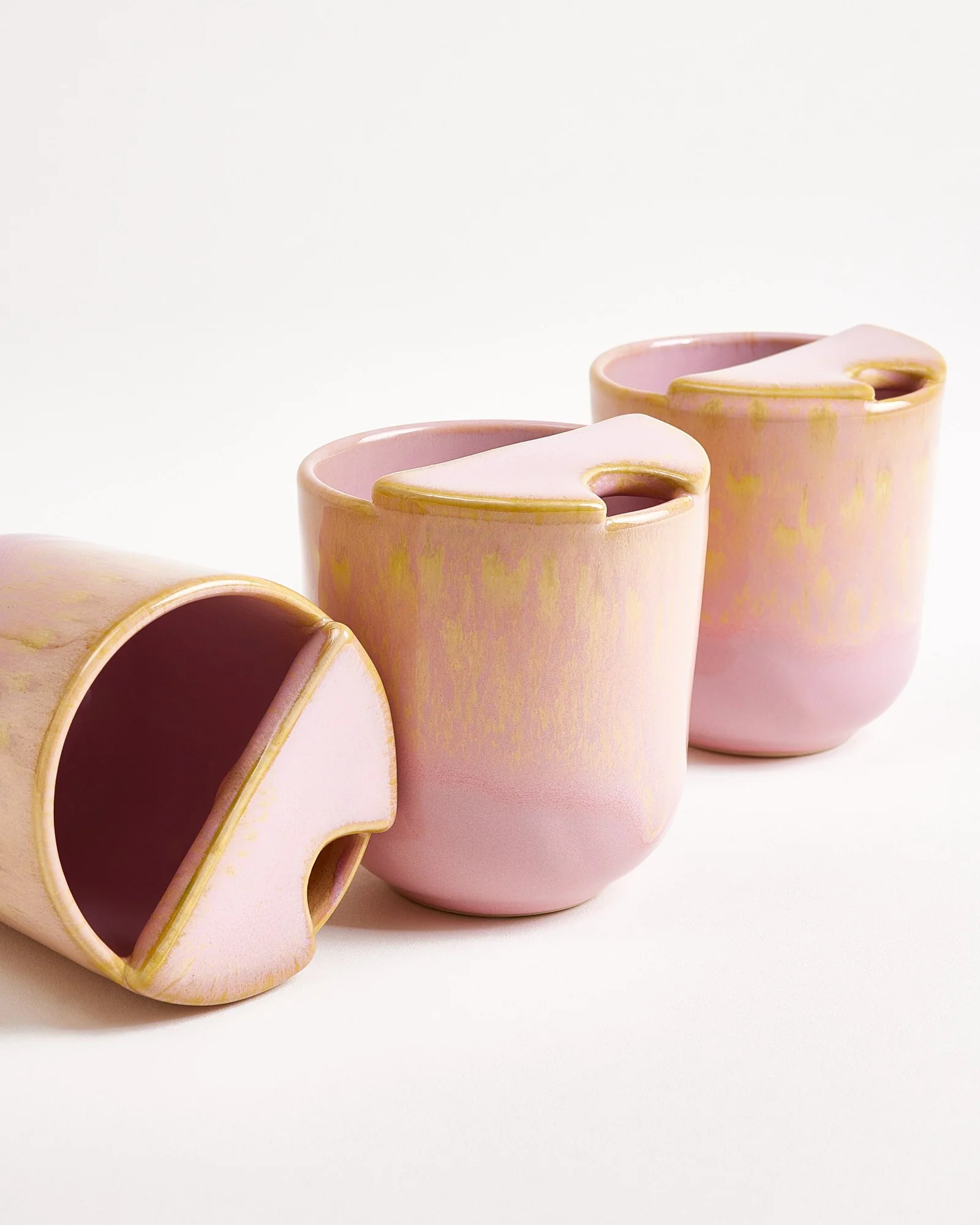 Copa Alto Becher klein To-Go gelb rosé - Image 5