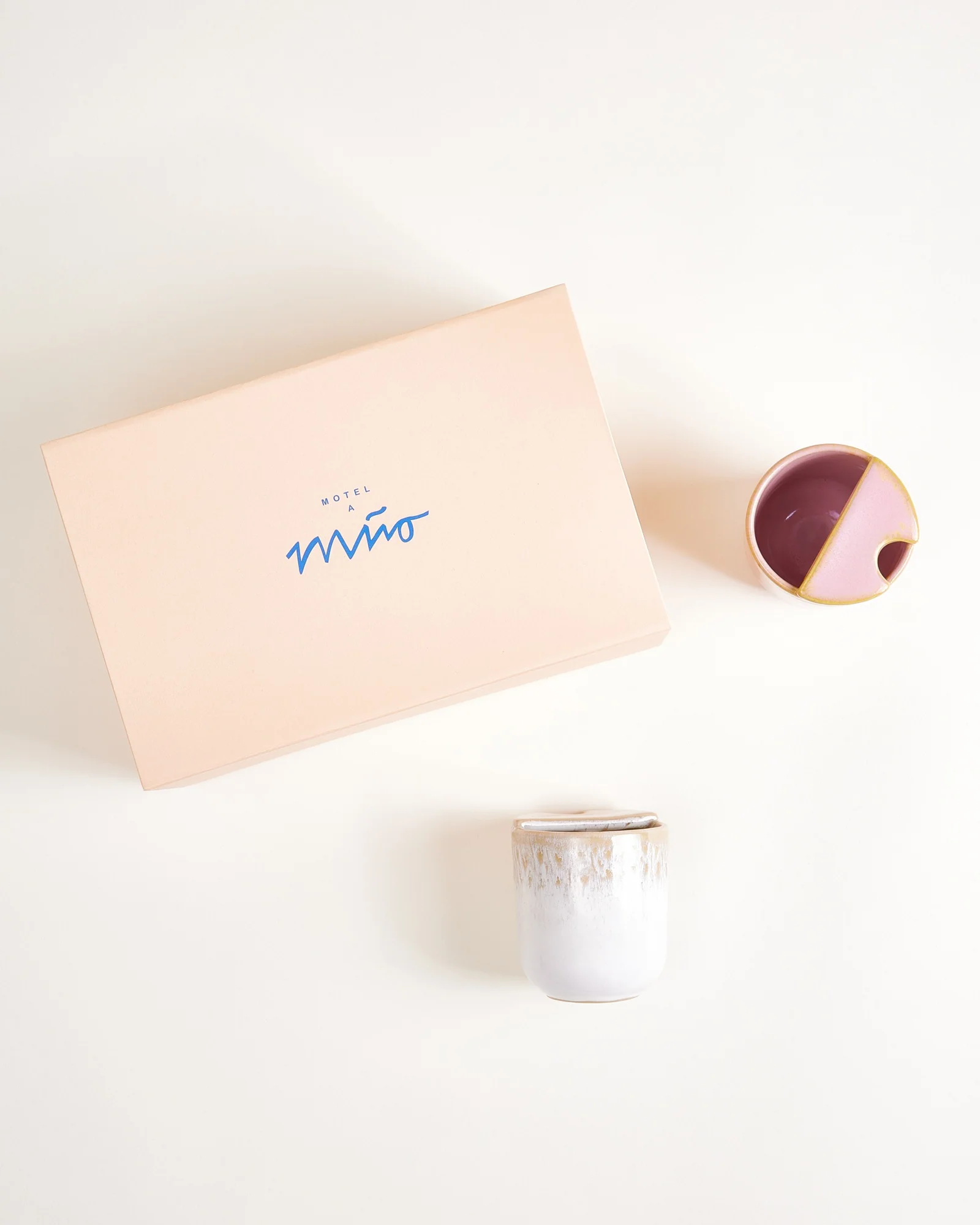 To-Go Becher klein Geschenk-Set sand rosé 3-teilig - Image 2