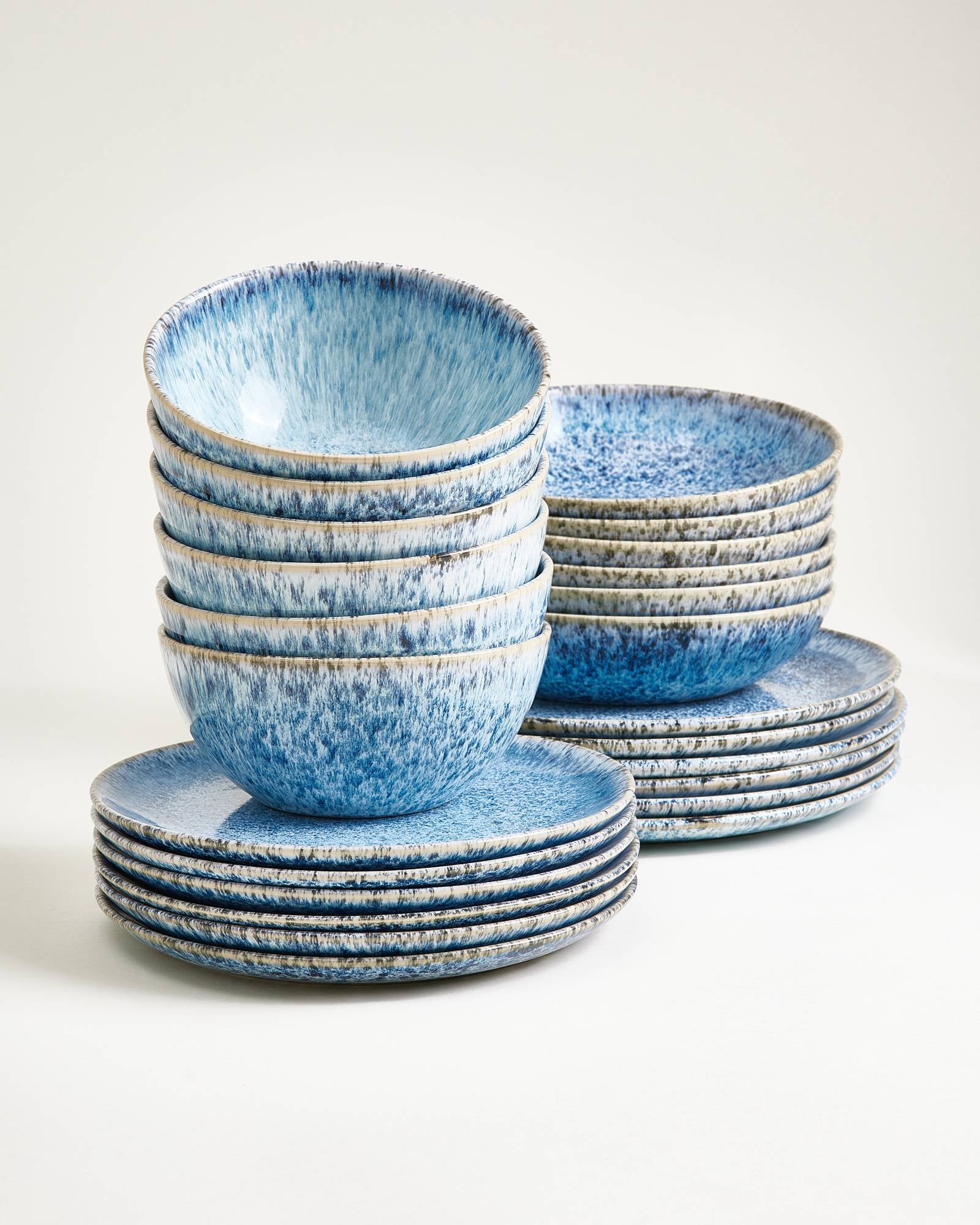 Cordoama Geschirr-Set classic blau 24-teilig