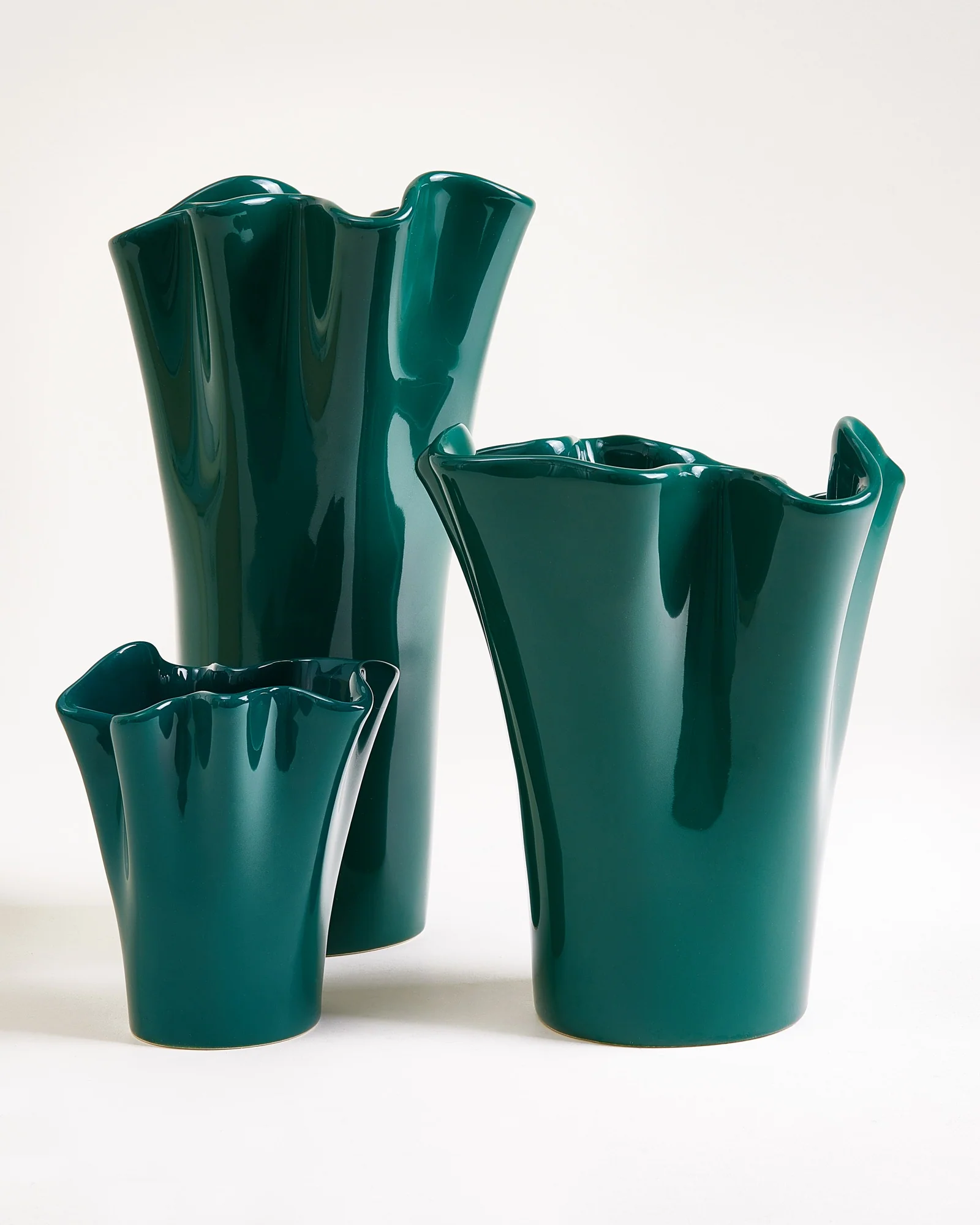 Duna Vase M dunkelgrün - Image 3