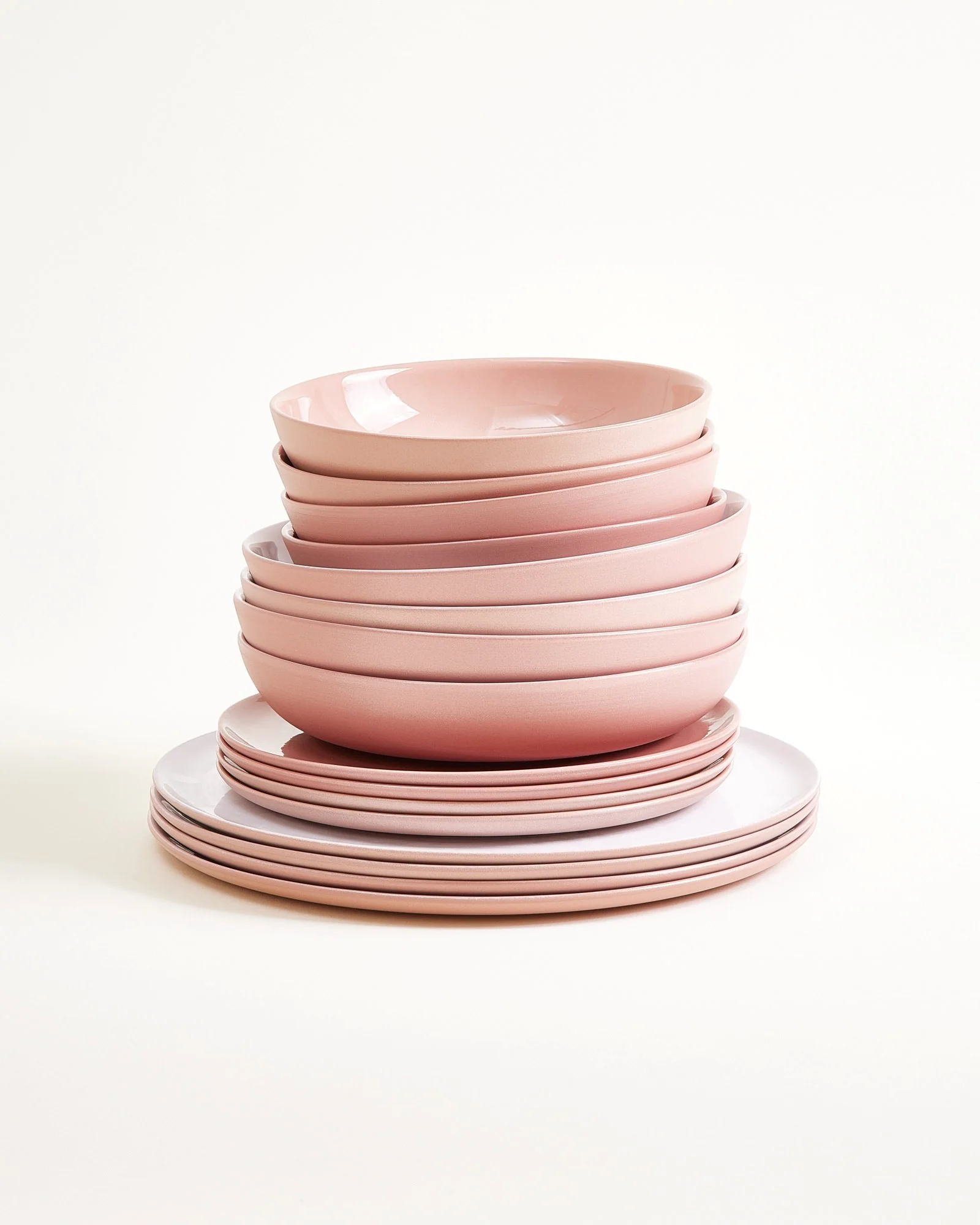 Dusty Rose Geschirr-Set rosé 16-teilig