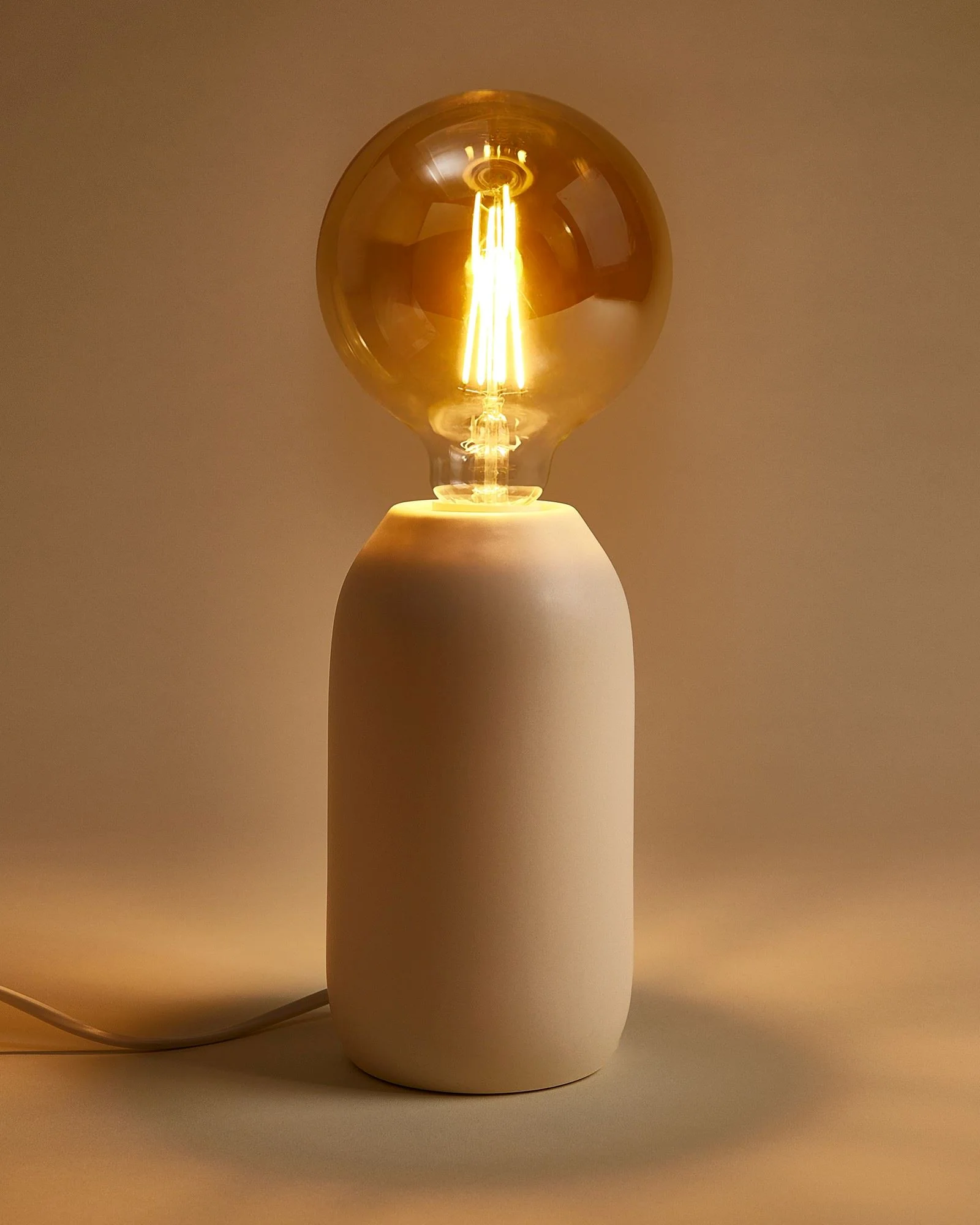 Farol Keramiklampe matt sand - Image 2