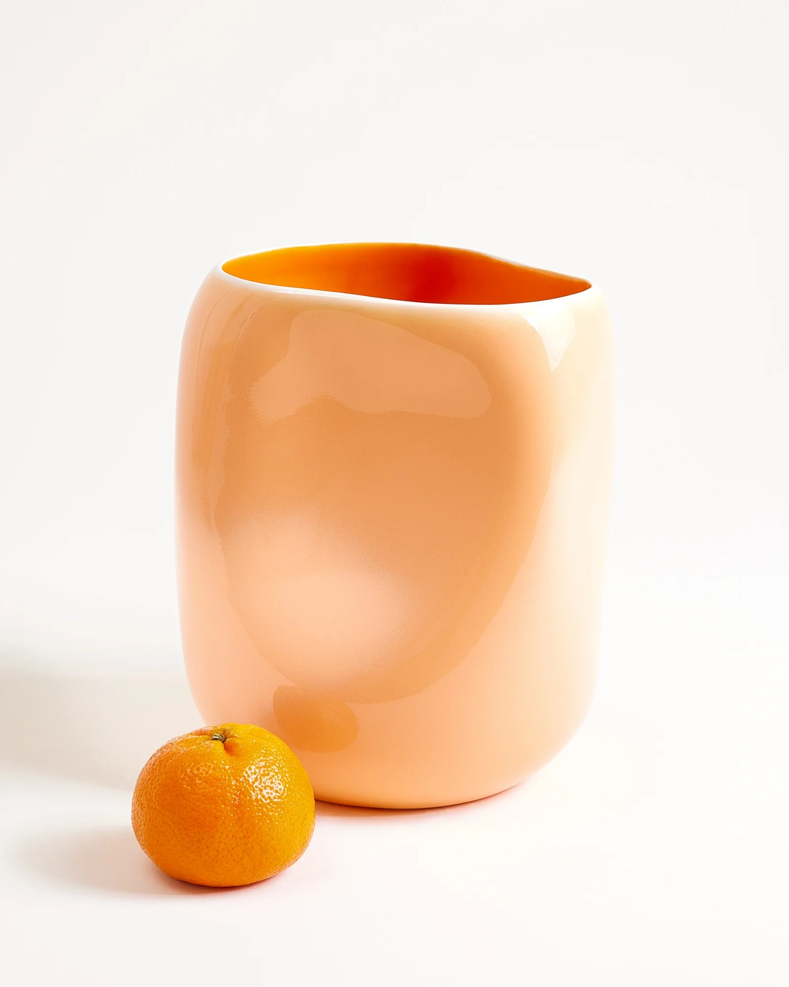 João Vase L peach orange - Image 3