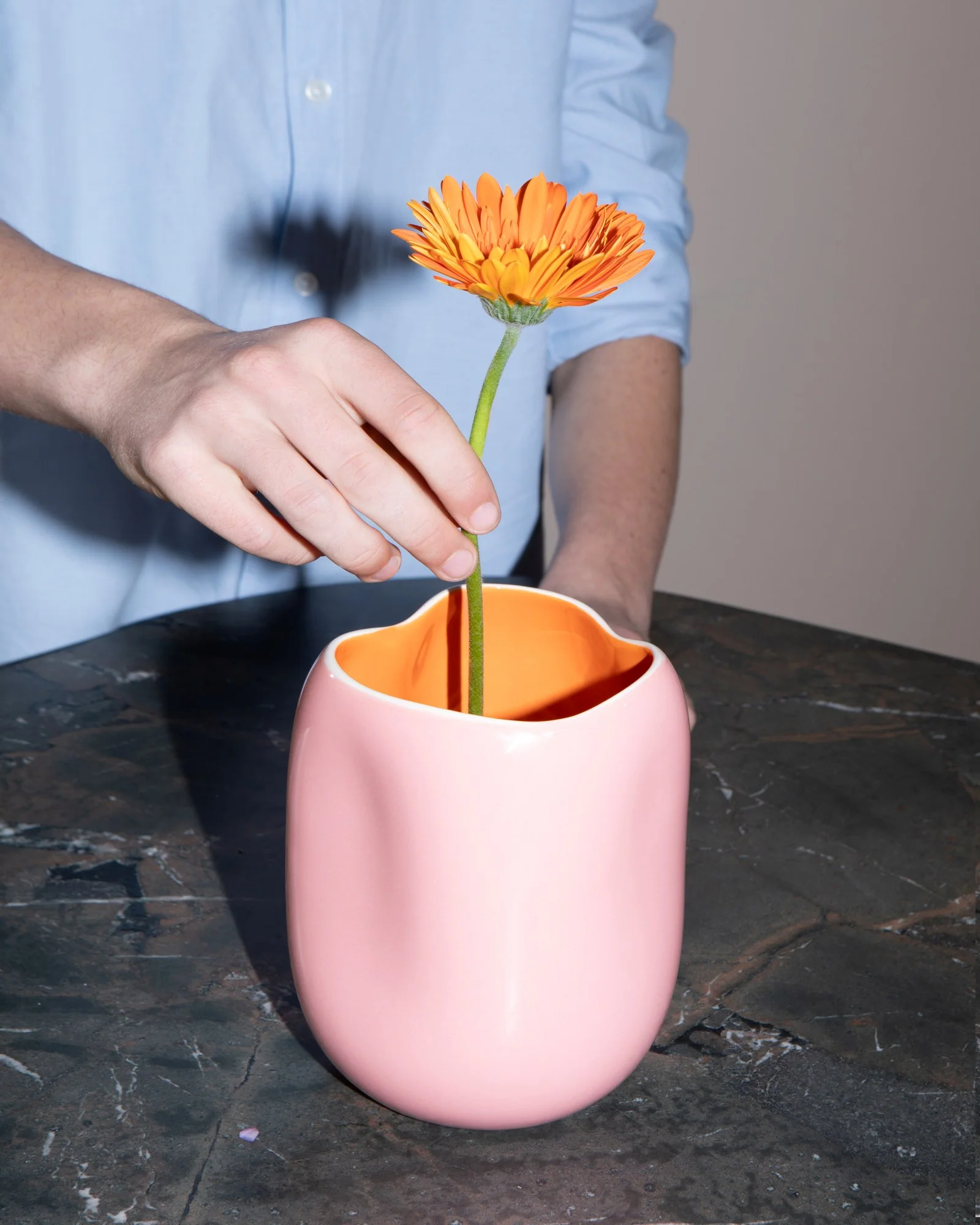 João Vase M rosa orange - Image 6