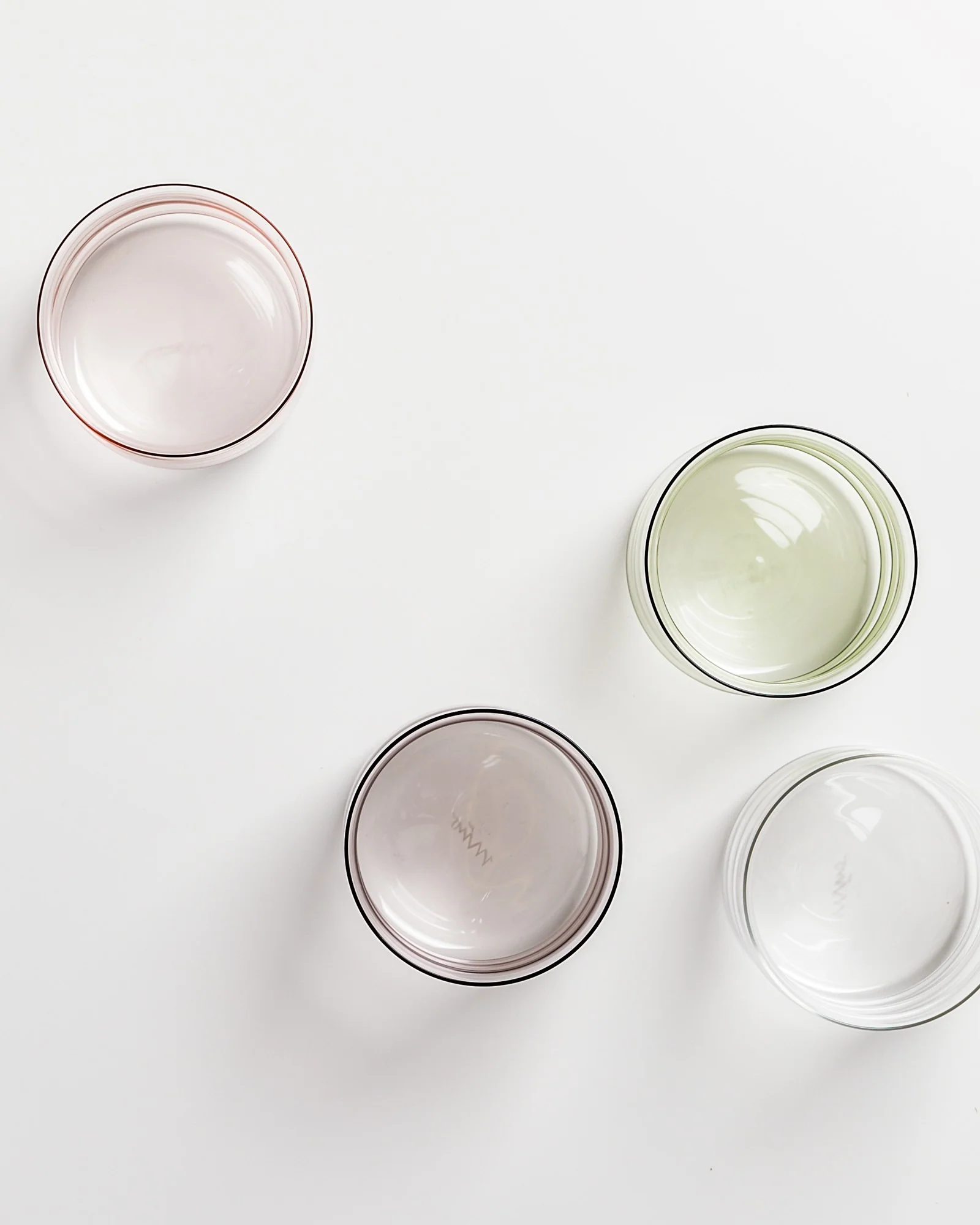 Joia Glas klein bubble Blush Vibe mix 4er-Set - Image 3
