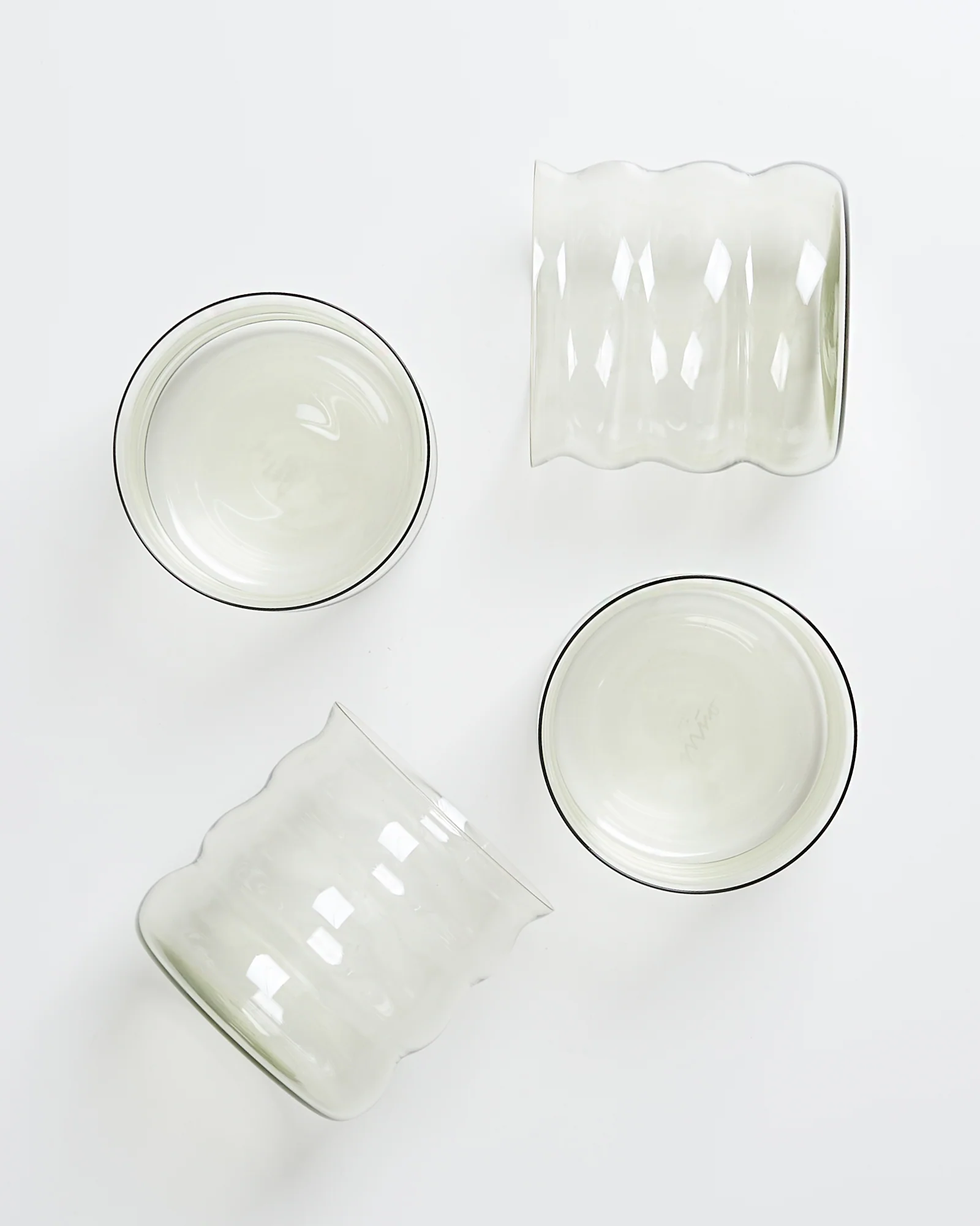 Joia Glas klein bubble smaragd 4er-Set - Image 3
