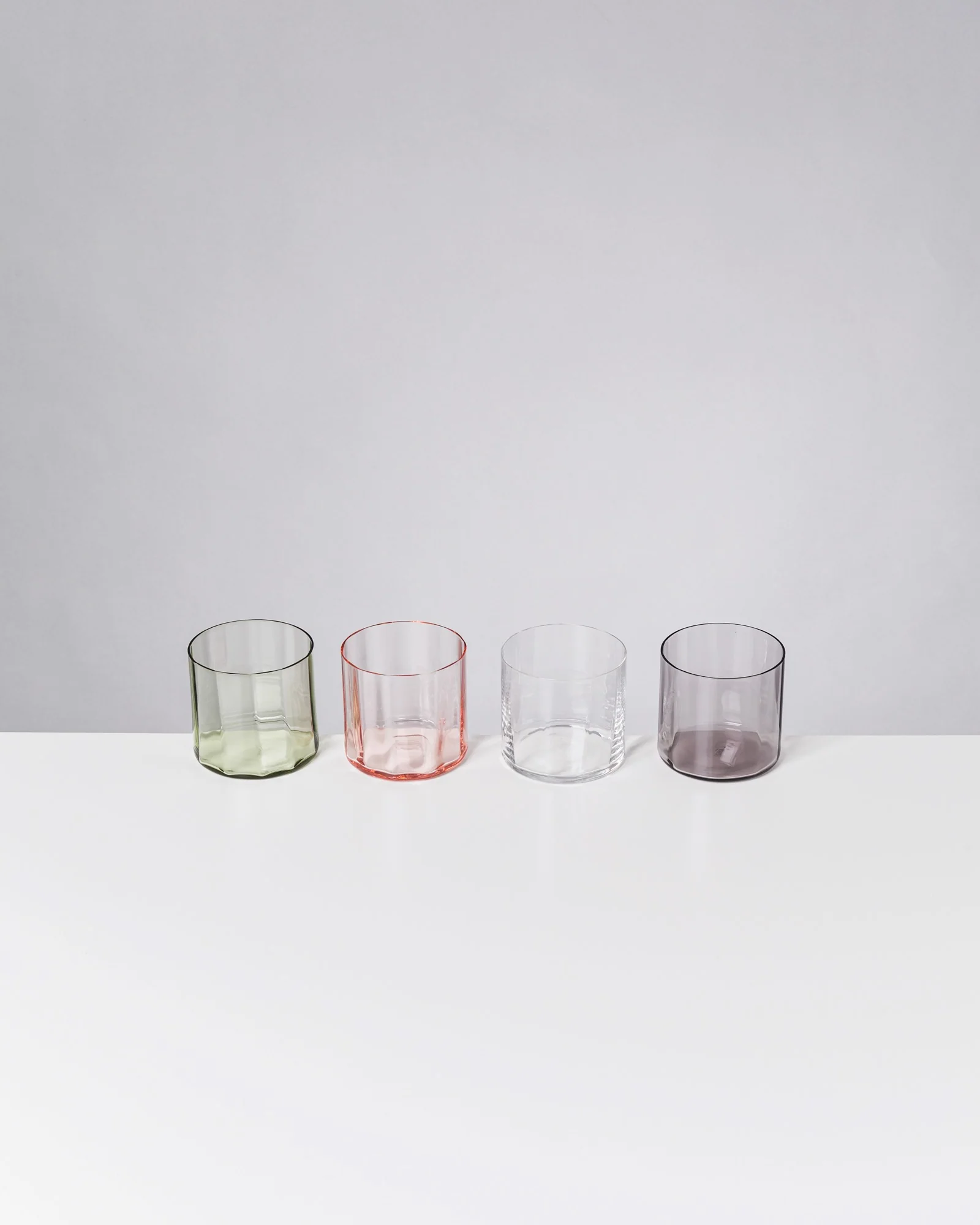 Joia Glas klein flower mix 4er-Set