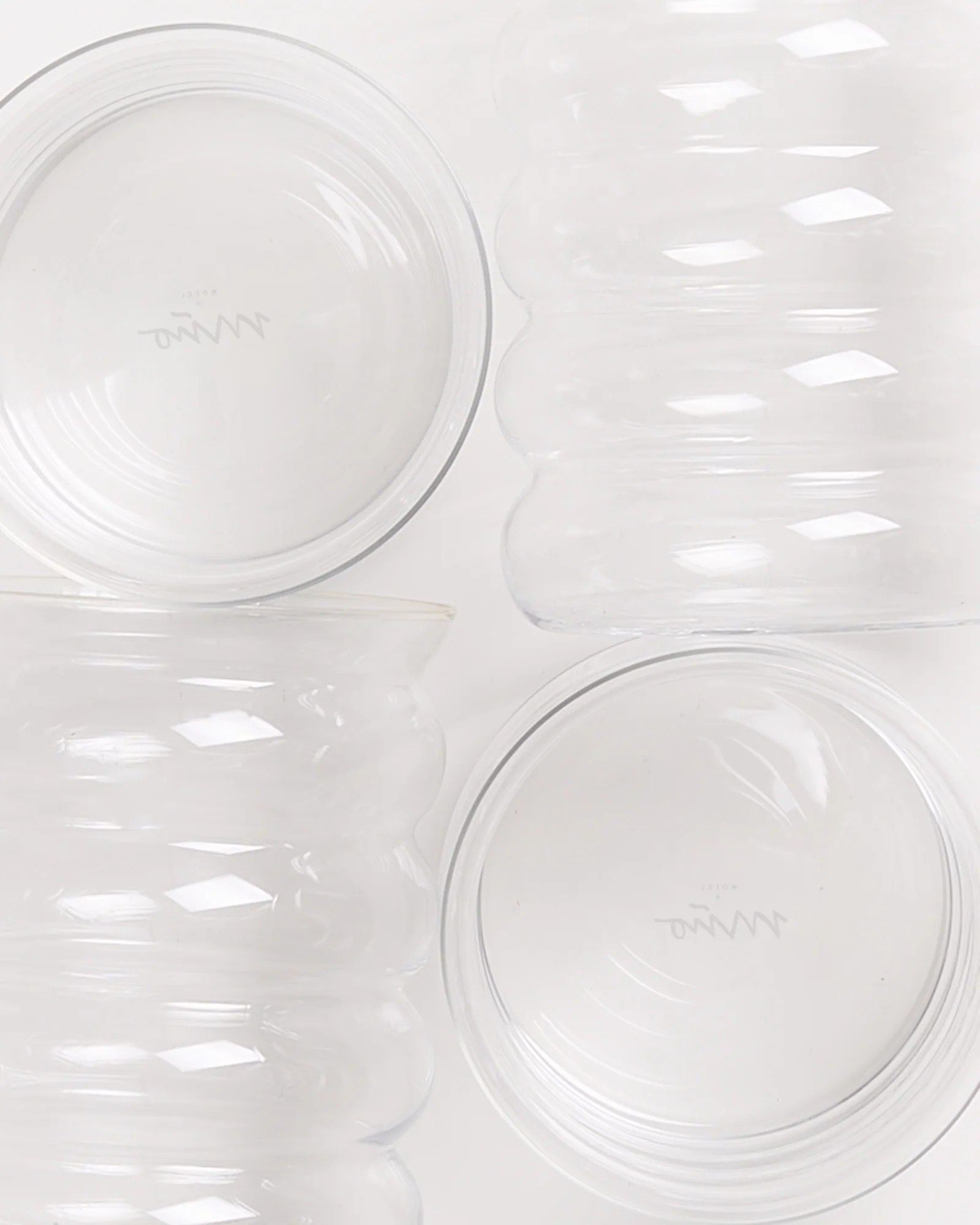 Joia Glas groß bubble transparent 4er-Set - Image 3