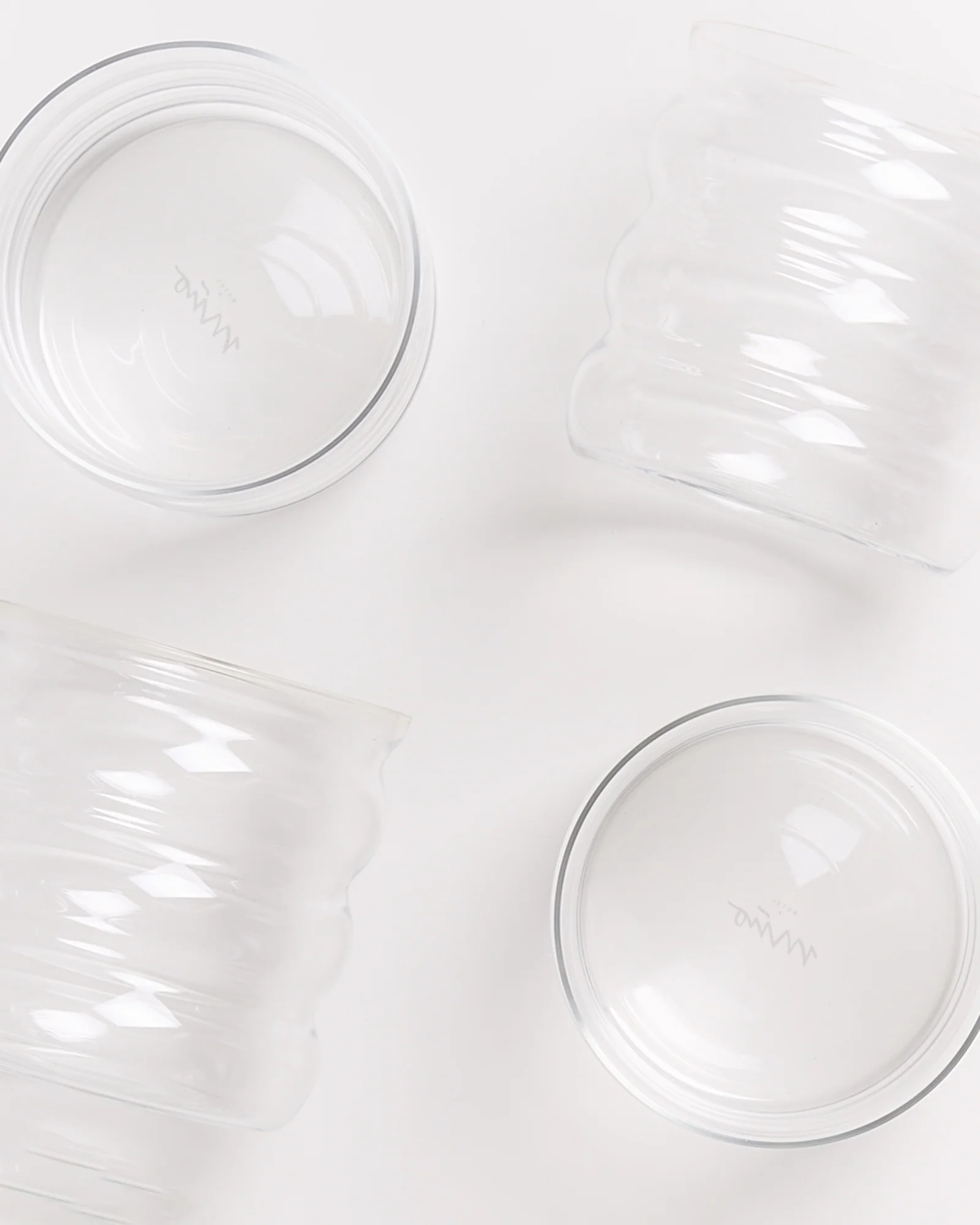 Joia Glas klein bubble transparent 4er-Set - Image 3