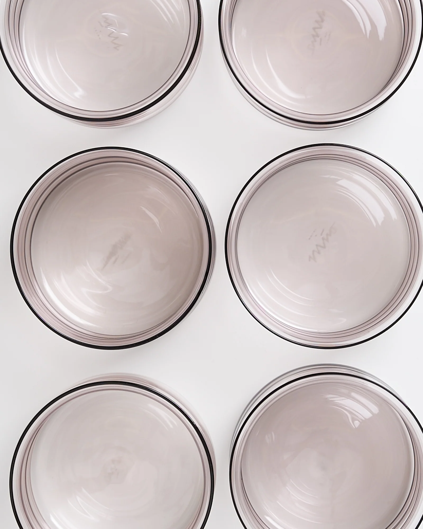 Joia Glas klein bubble grau 6er-Set - Image 3