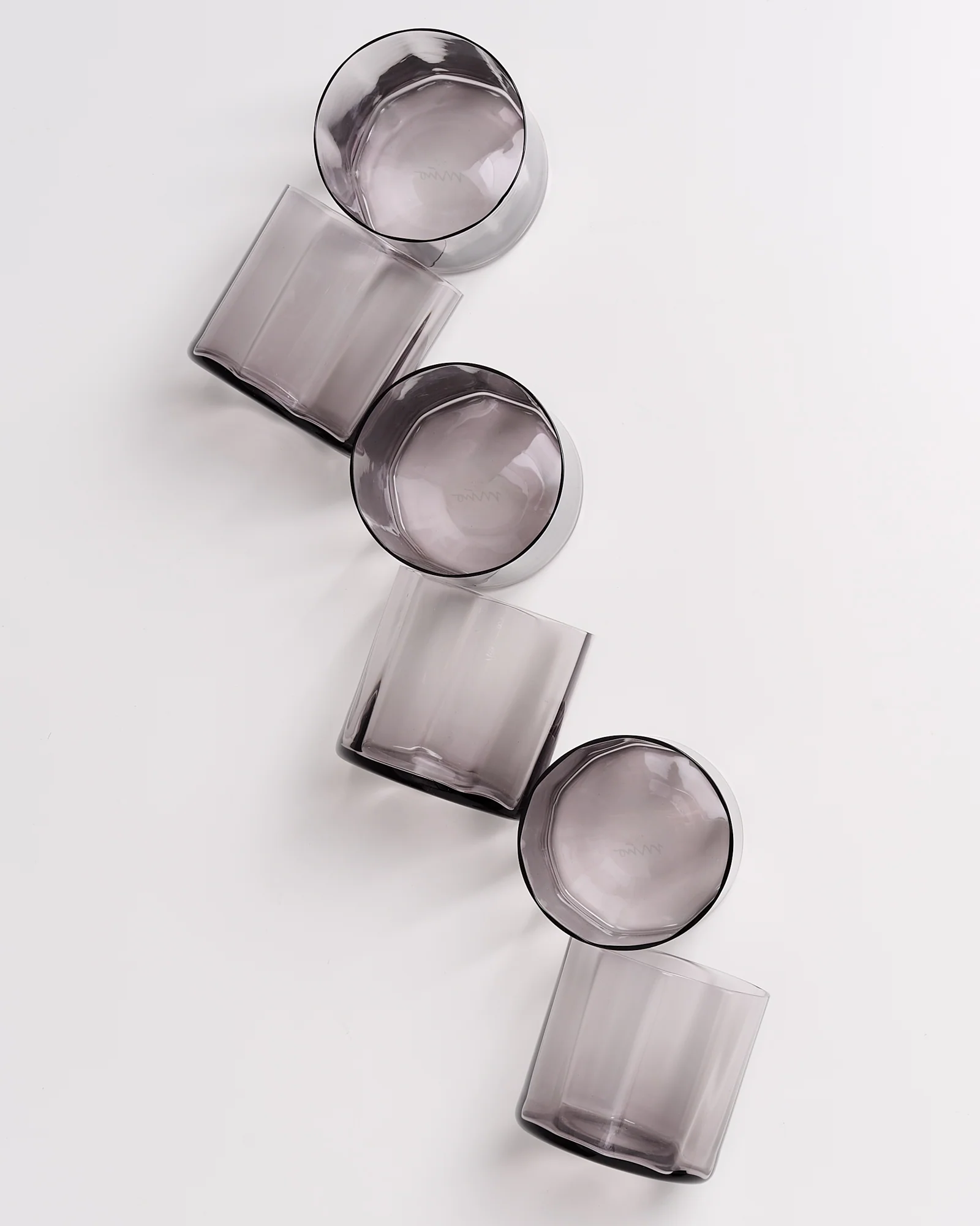 Joia Glas klein flower grau 6er-Set - Image 2