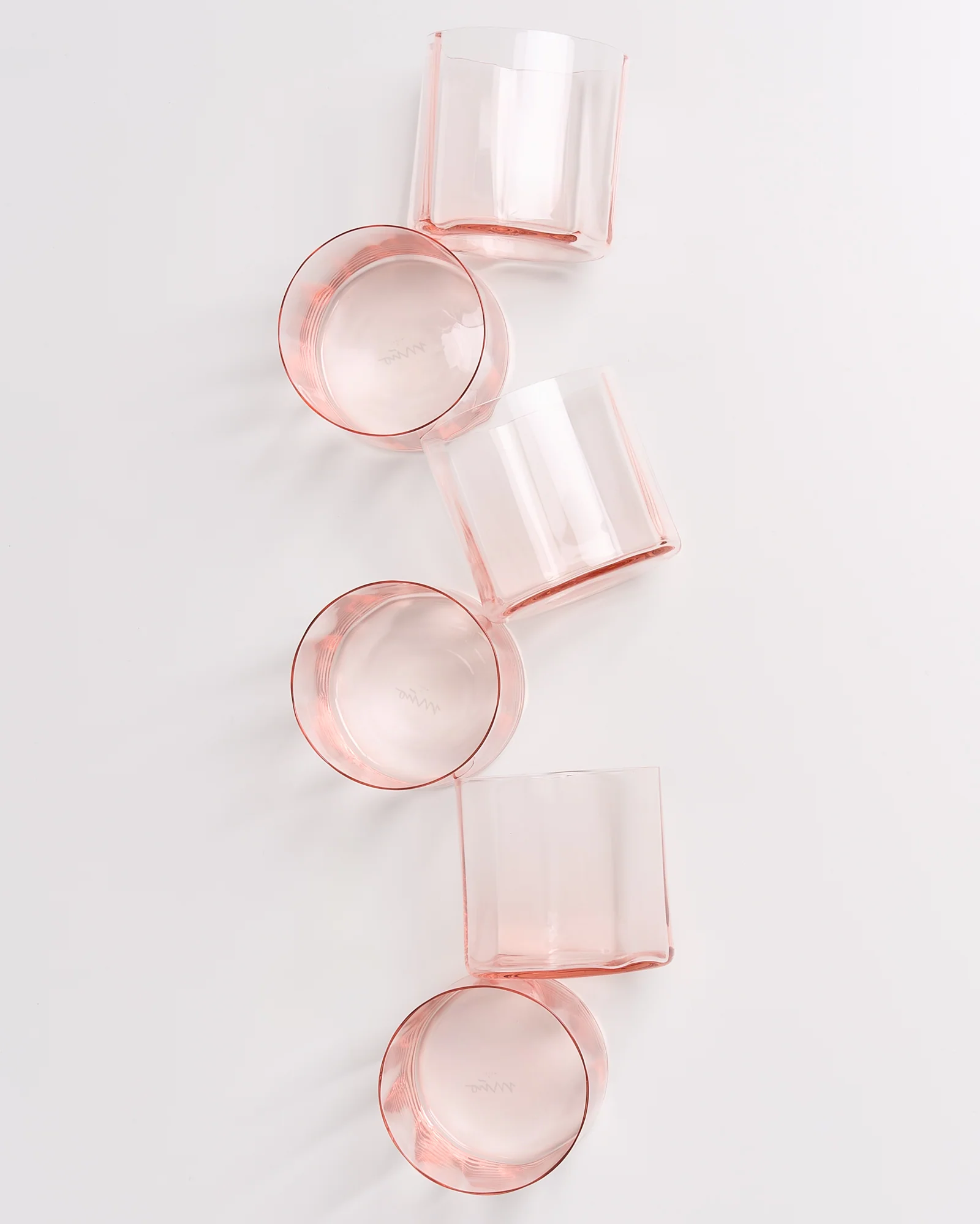 Joia Glas klein flower rosé 6er-Set - Image 3