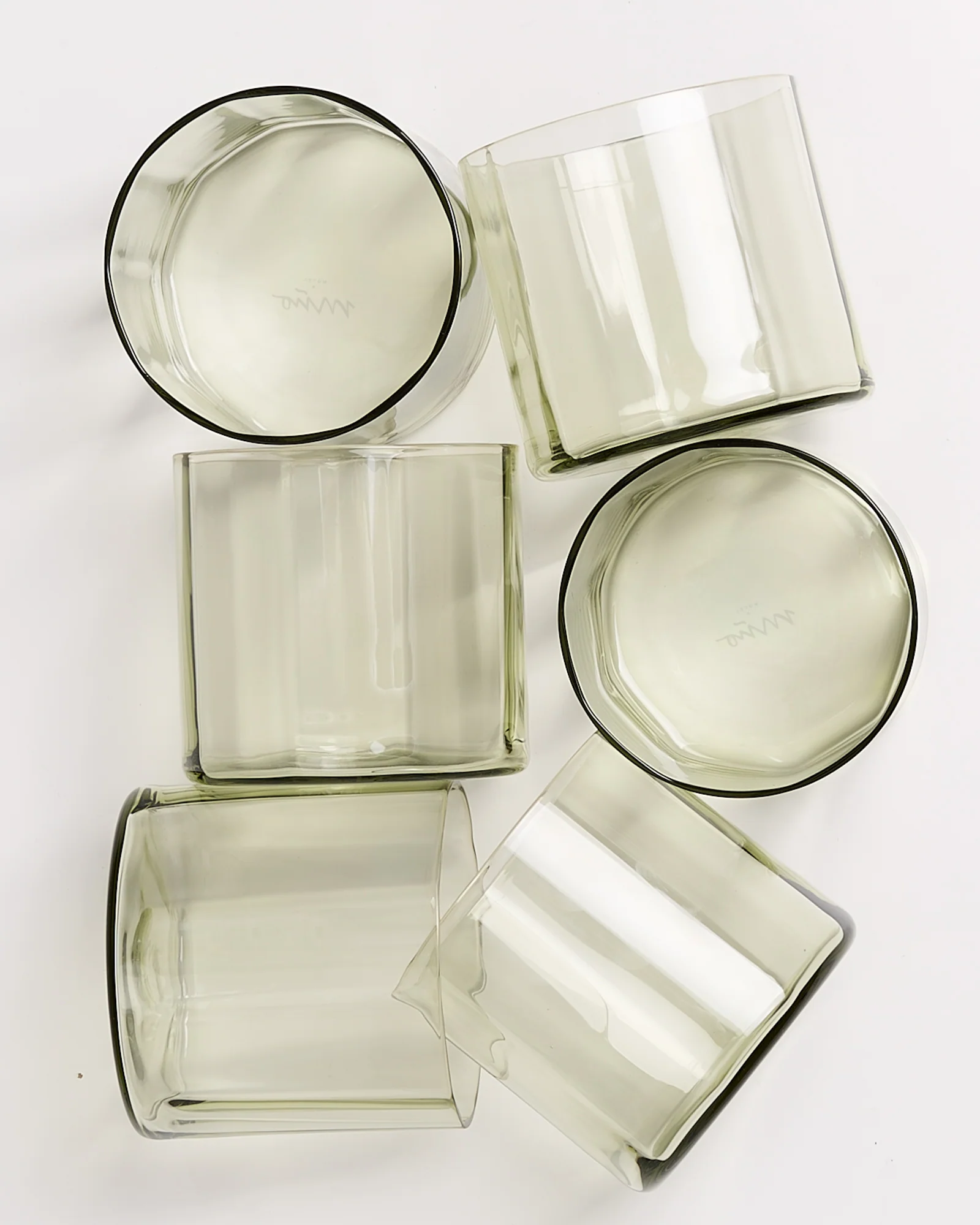 Joia Glas klein flower smaragd 6er-Set - Image 2
