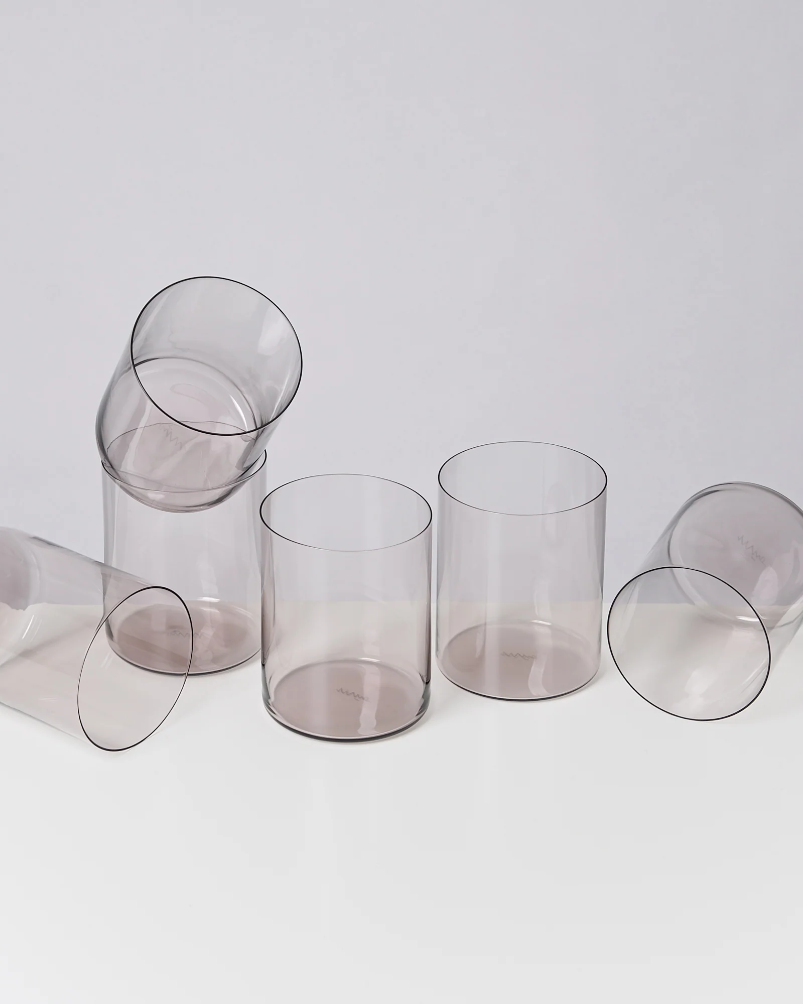Joia Glas groß grau 6er-Set - Image 2
