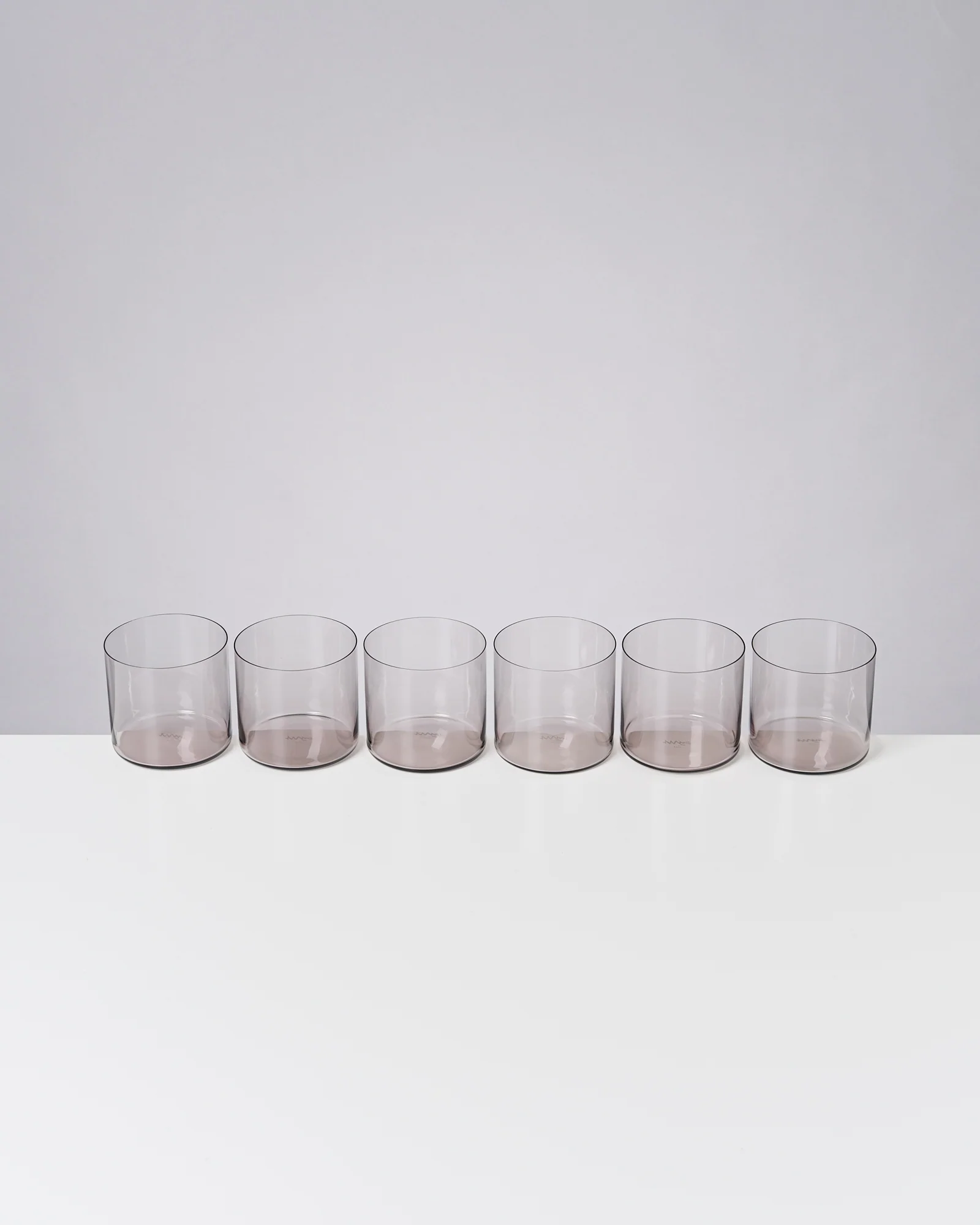 Joia Glas klein grau 6er-Set