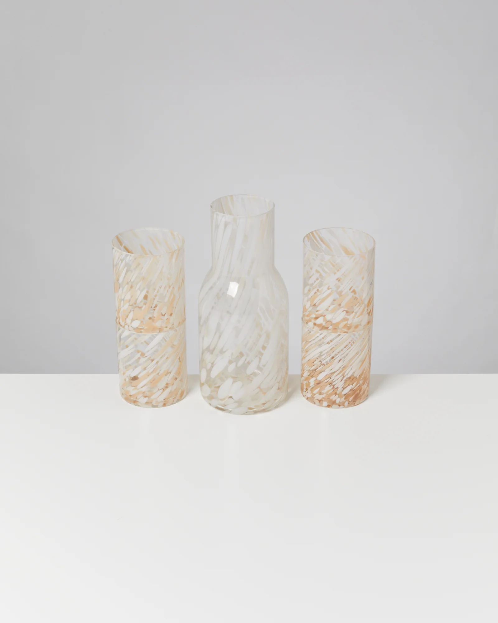 Joia Glas groß drops sand 5er-Set - Image 2