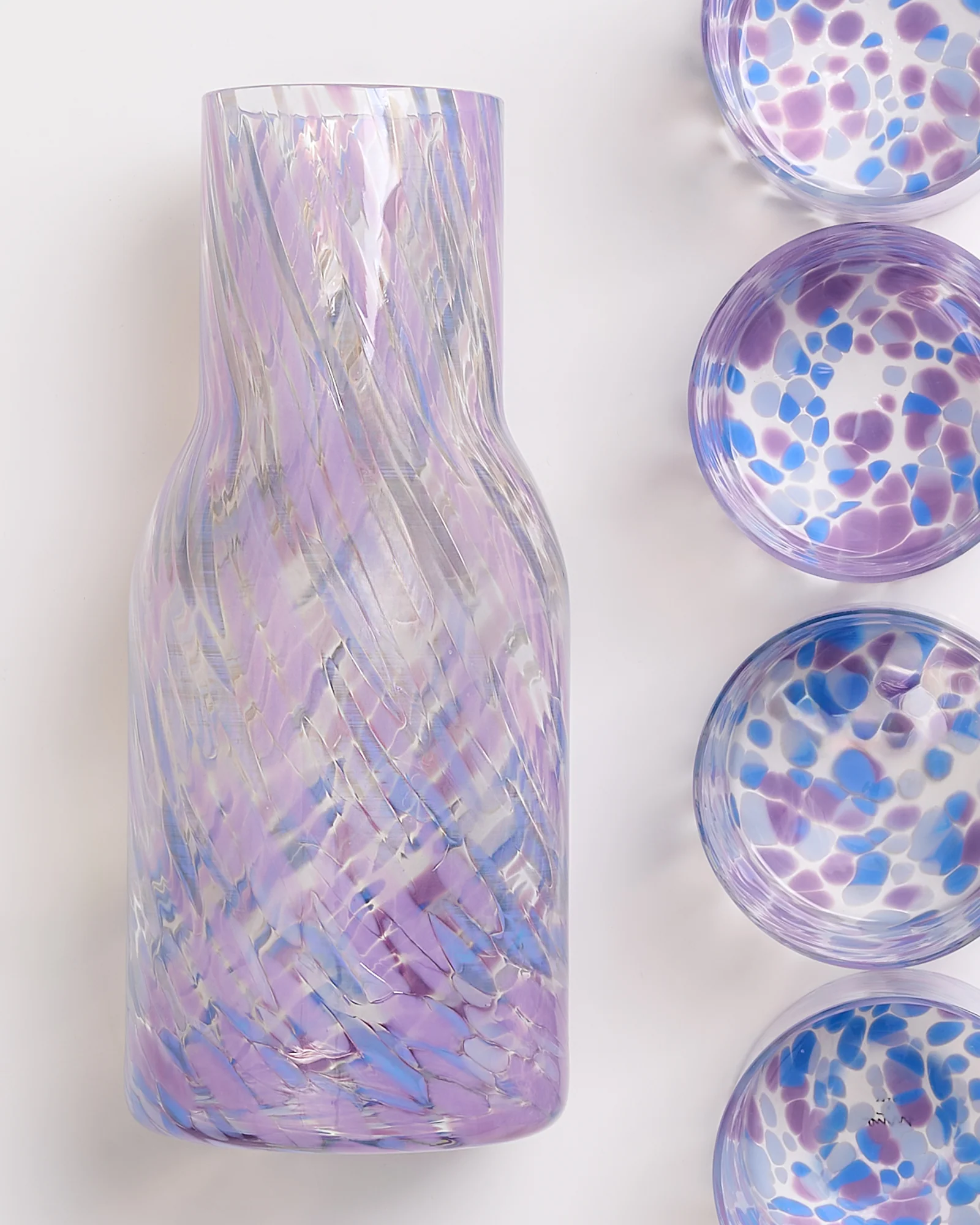 Joia Glas klein drops blau lila 5er-Set - Image 3