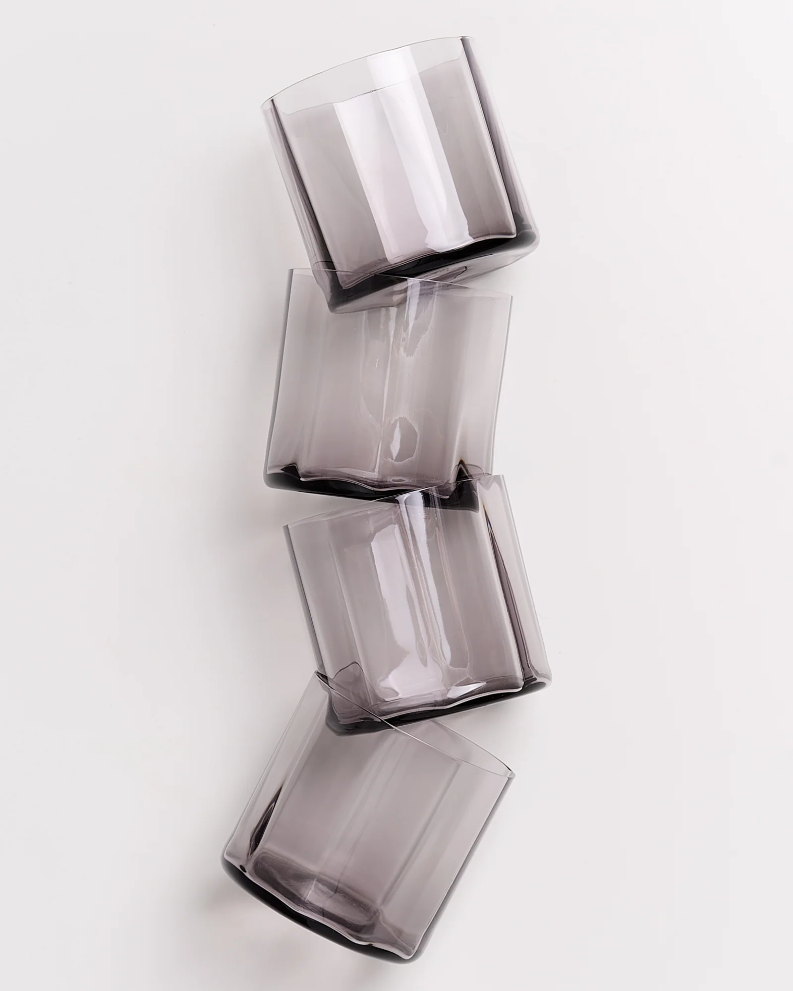 Joia Glas klein flower grau - Image 3