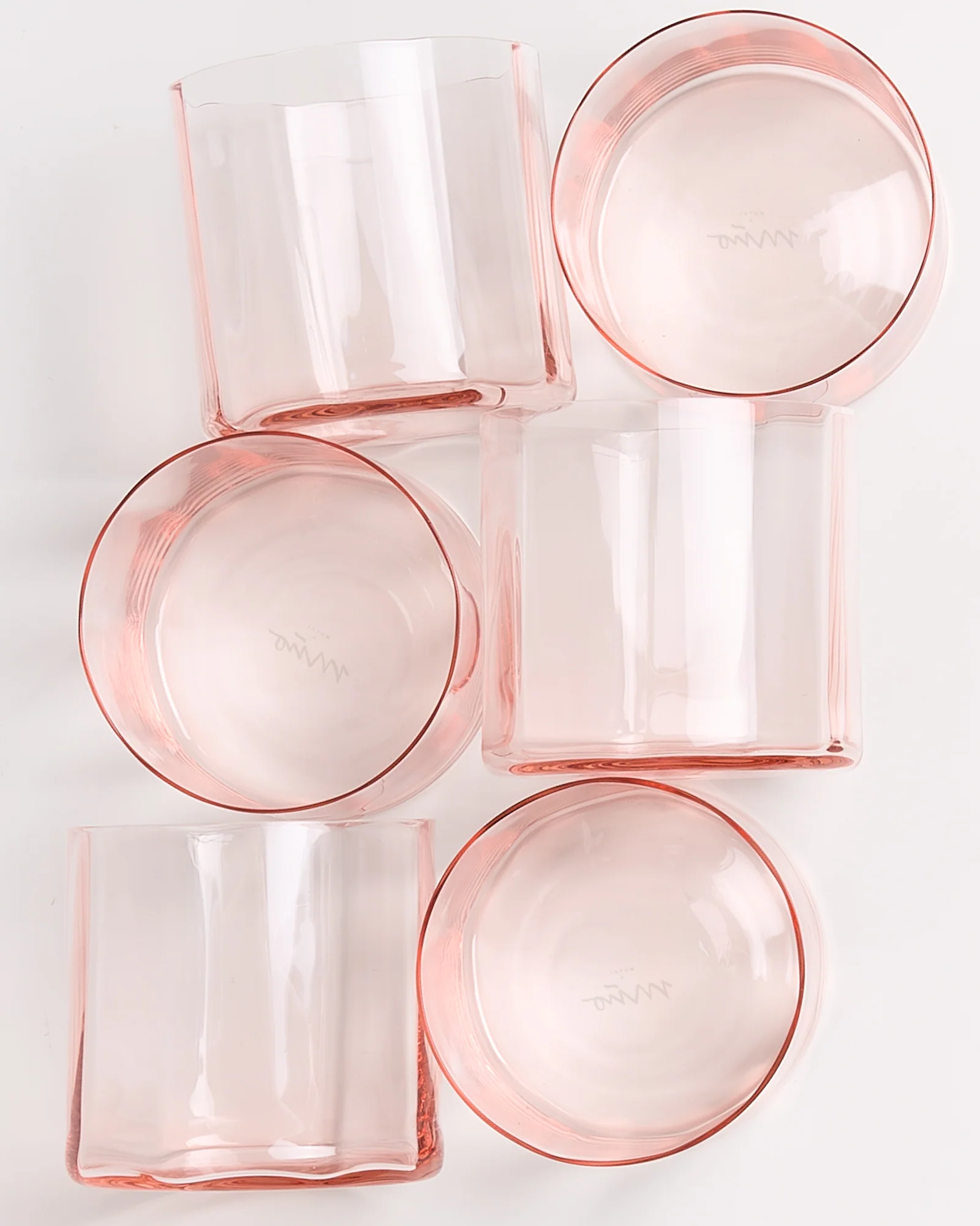 Joia Glas klein flower rosé - Image 3