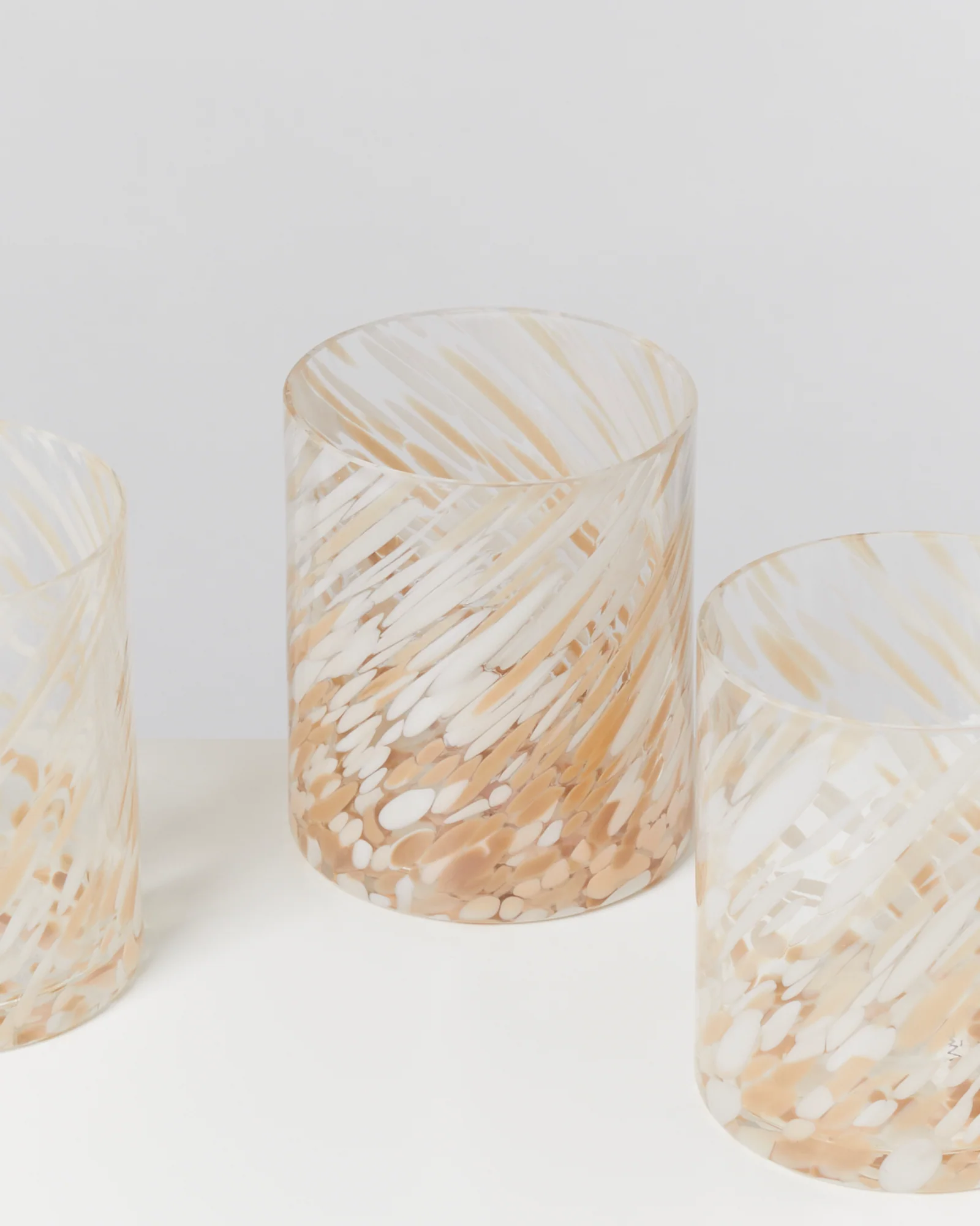 Joia Glas groß drops sand - Image 3