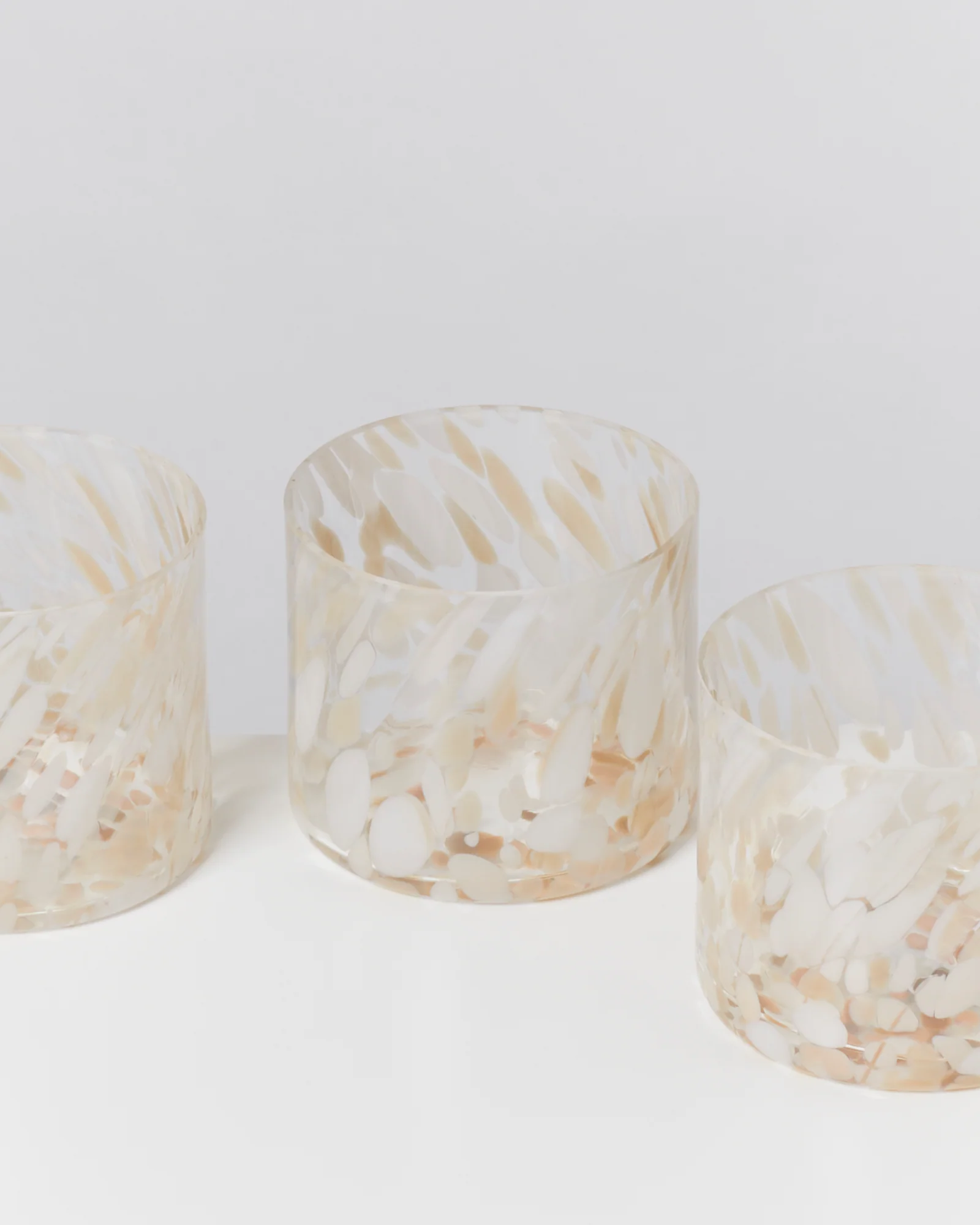 Joia Glas klein drops sand - Image 2