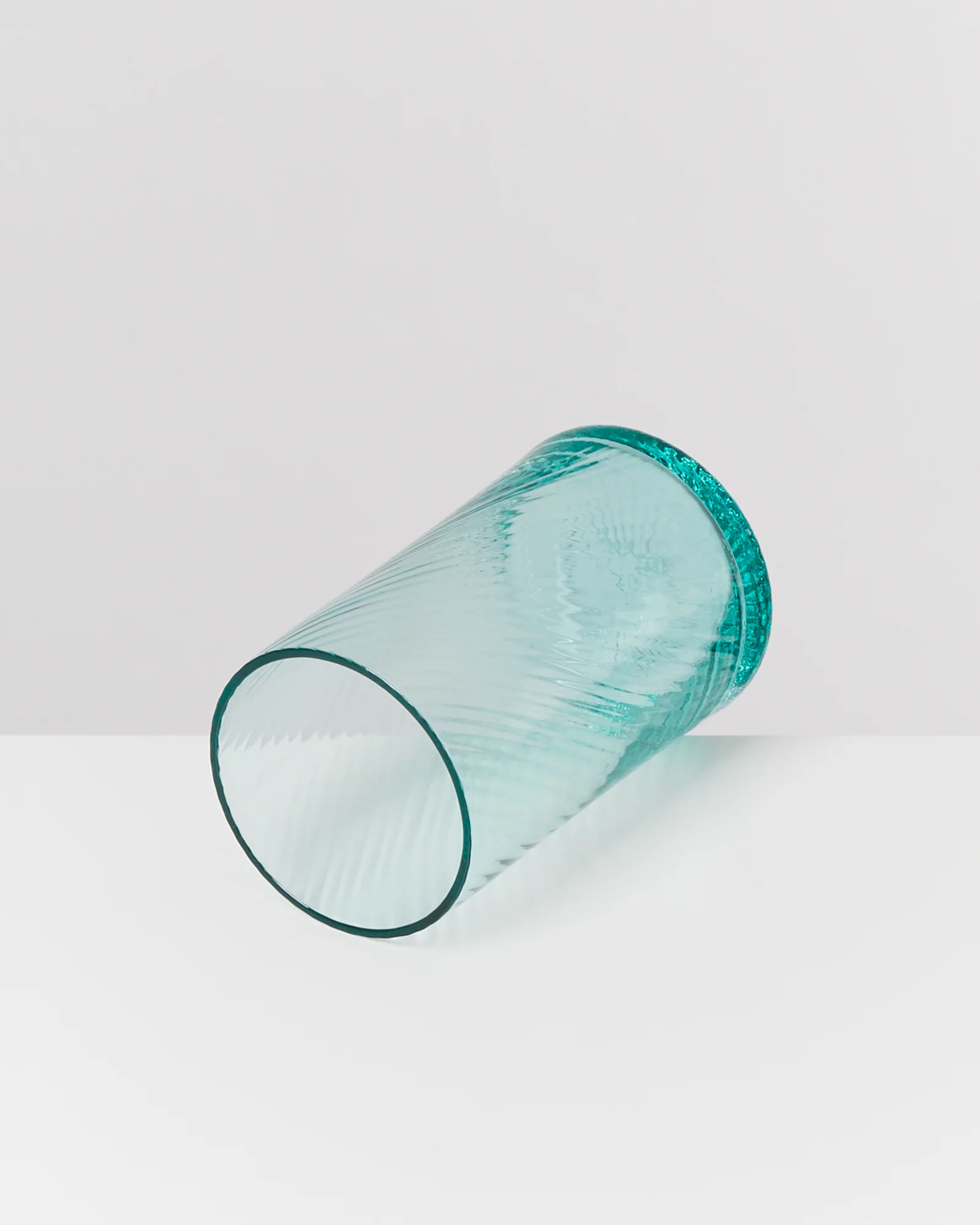 Leiria Glas klein riffled grün - Image 2