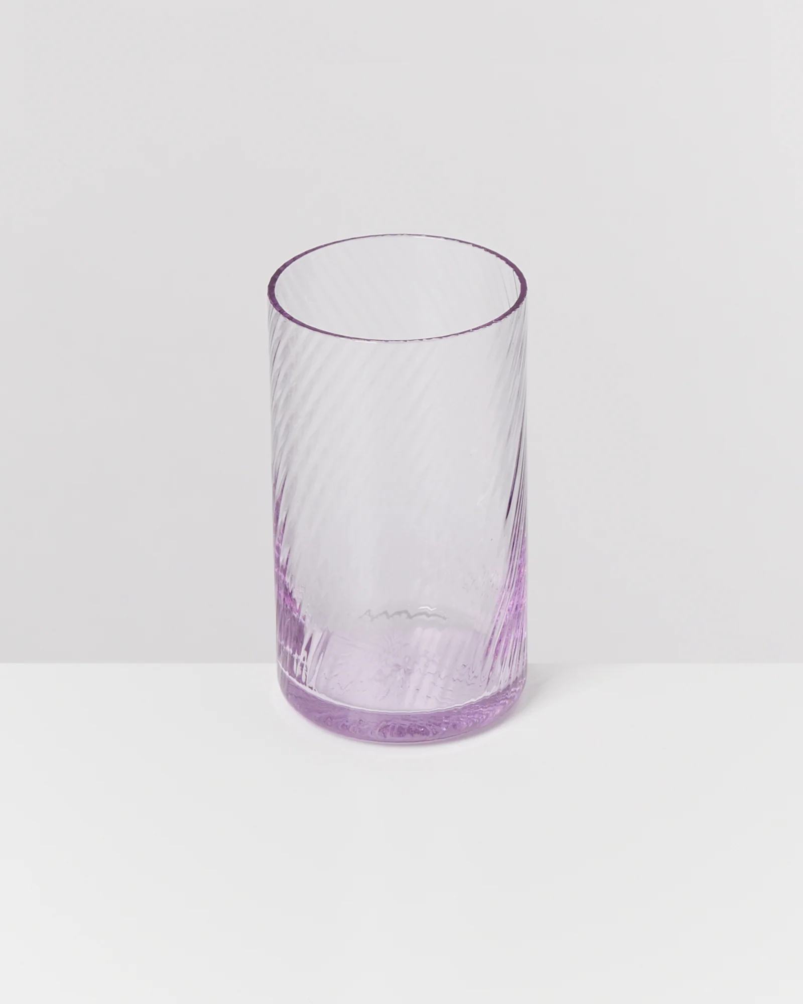Leiria Glas klein riffled lila