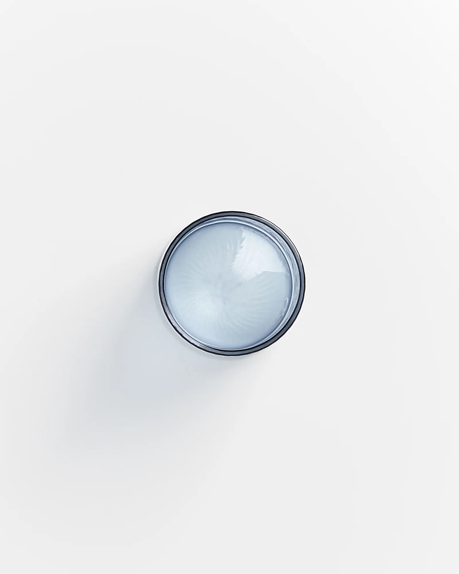 Leiria Glas klein riffled blau - Image 5
