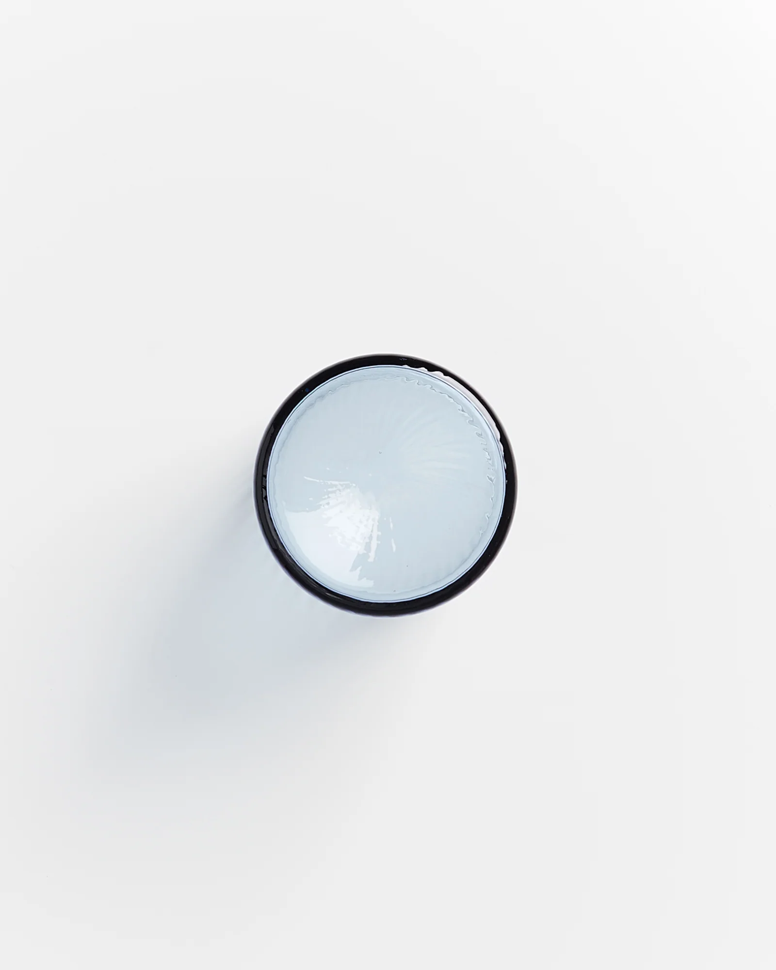 Leiria Glas klein riffled blau - Image 6