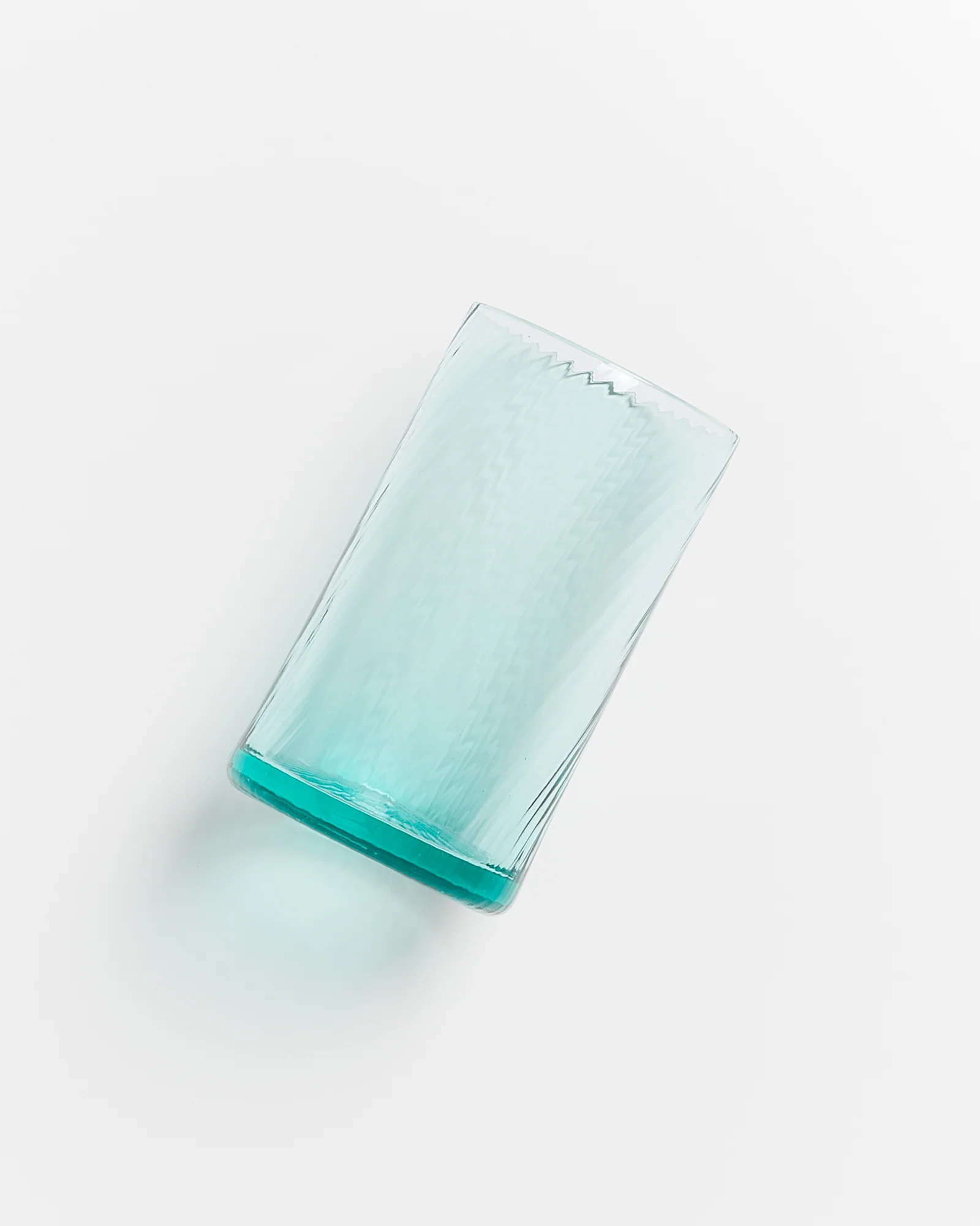 Leiria Glas klein riffled grün - Image 4